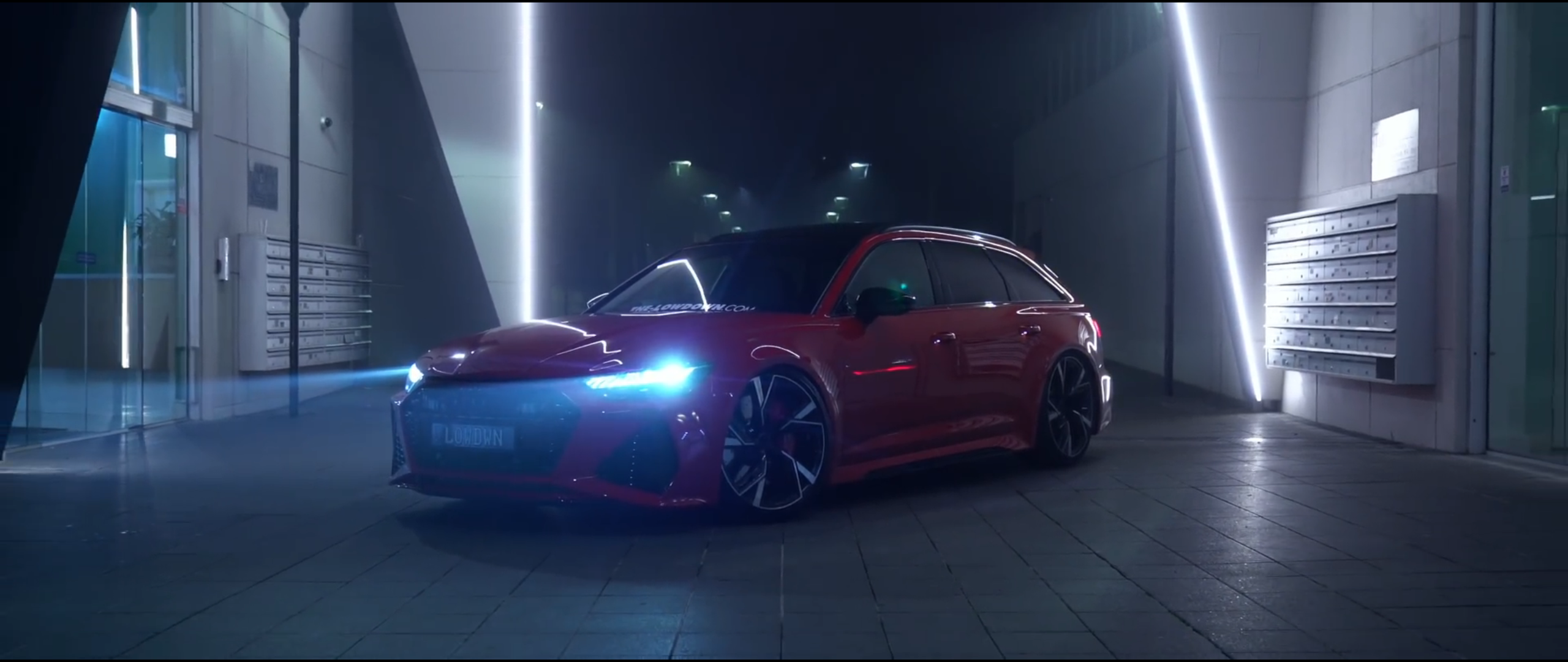 Bwm M4 And Audi Rs6 Car Car Interior Night Nightdrive Tokou Anime Games Audi RS6 Avant 2560x1080