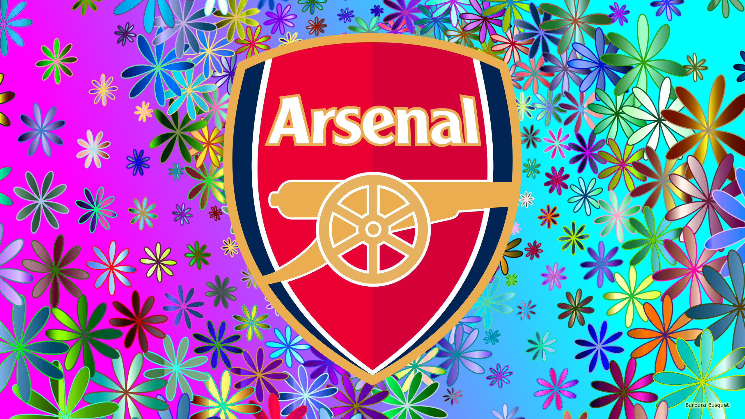 Arsenal F C Emblem Logo Soccer 2560x1440