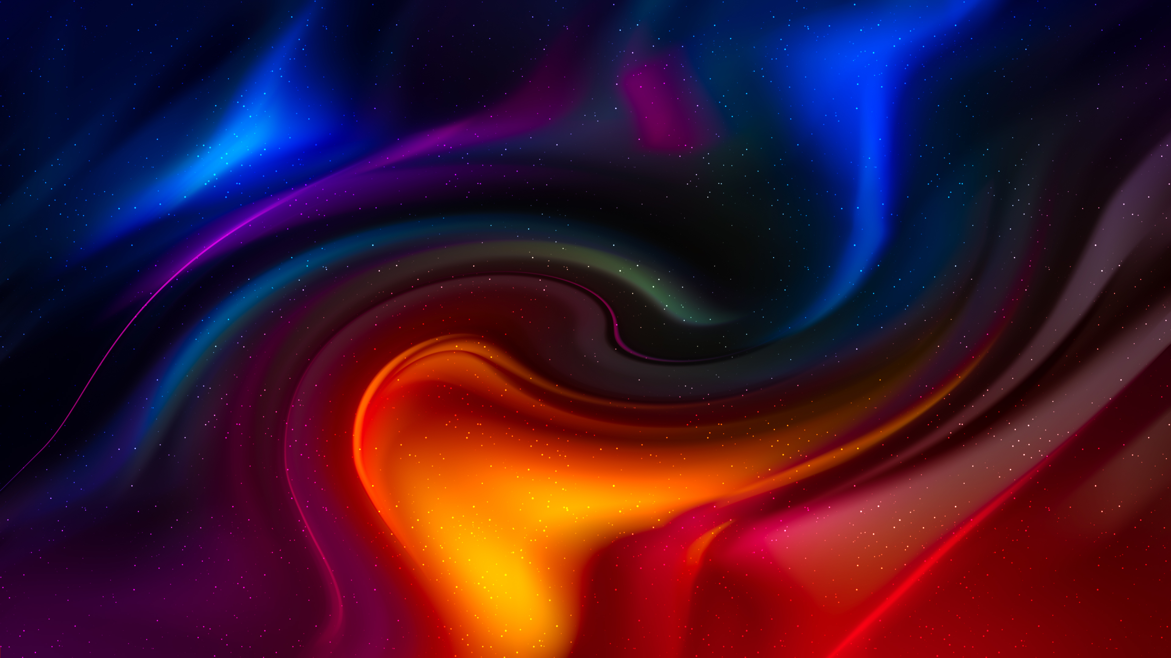Abstract Swirls Colorful 3840x2160