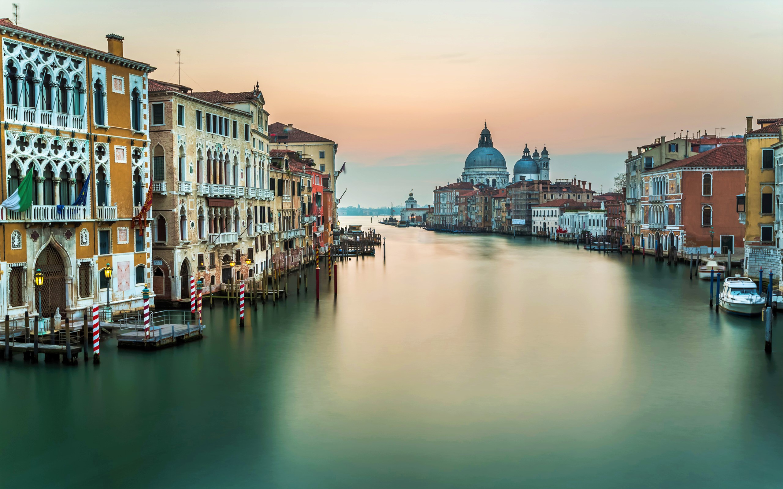Italy Grand Canal Architecture Water Building 2560x1600