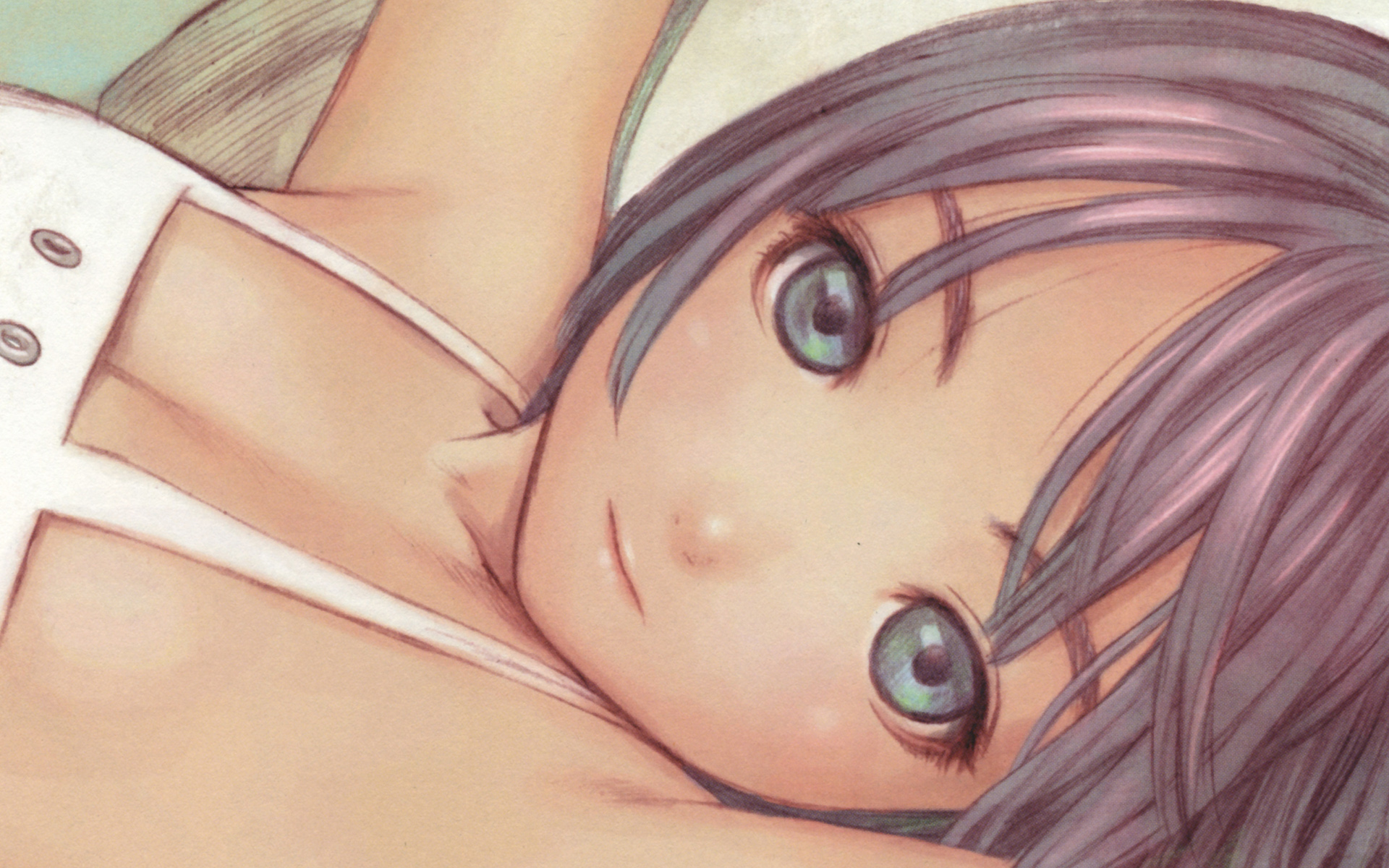 Anime Anime Girls Looking At Viewer Artwork Digital Art 2D Sketches Murata Range 1920x1200