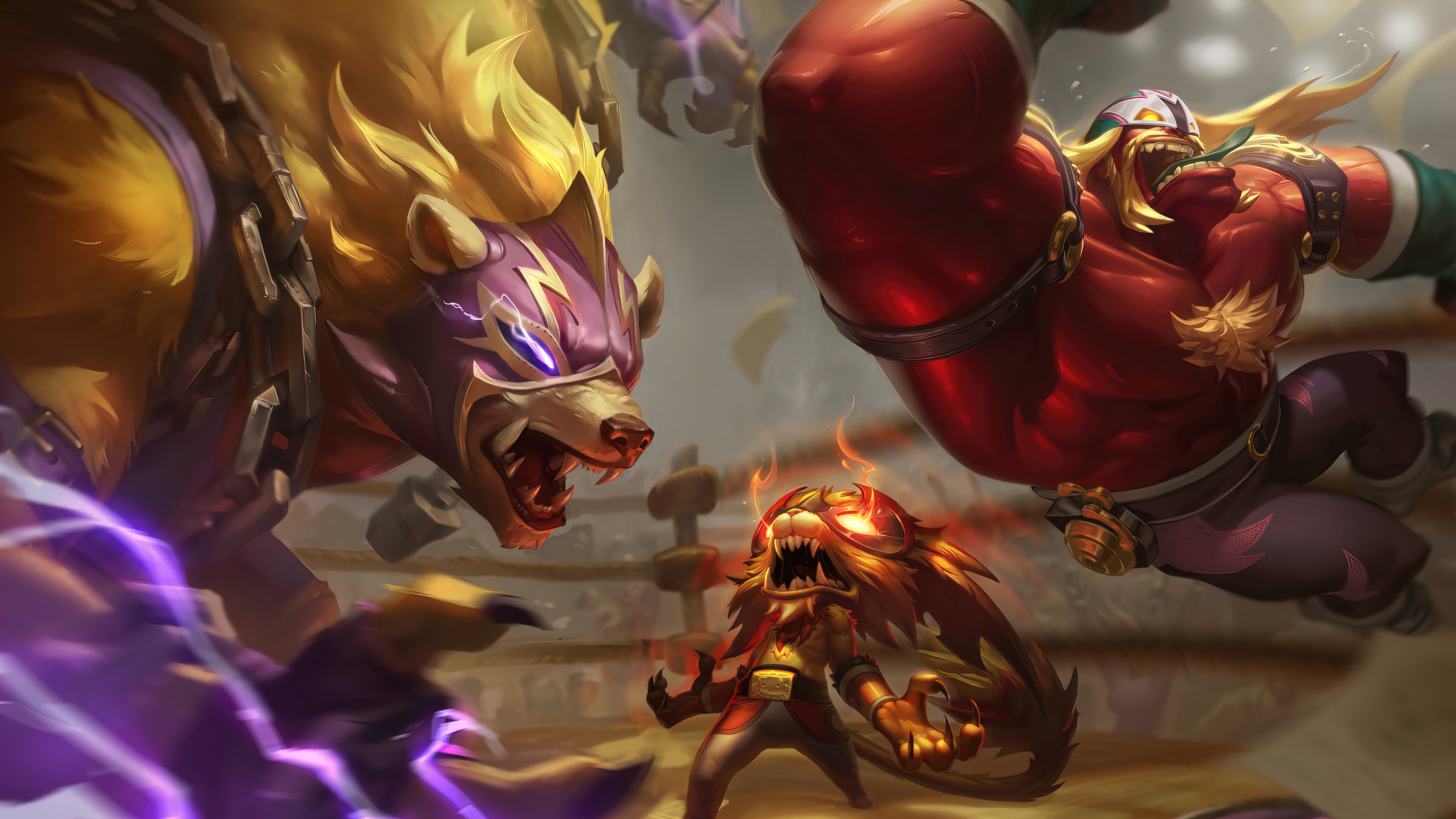 Dr Mundo Dr Mundo League Of Legends League Of Legends Riot Games Digital Art 4K 7680x4320