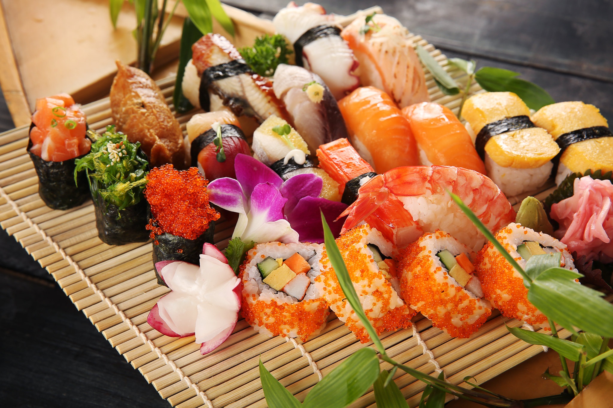 Fish Seafood Sushi 2048x1365