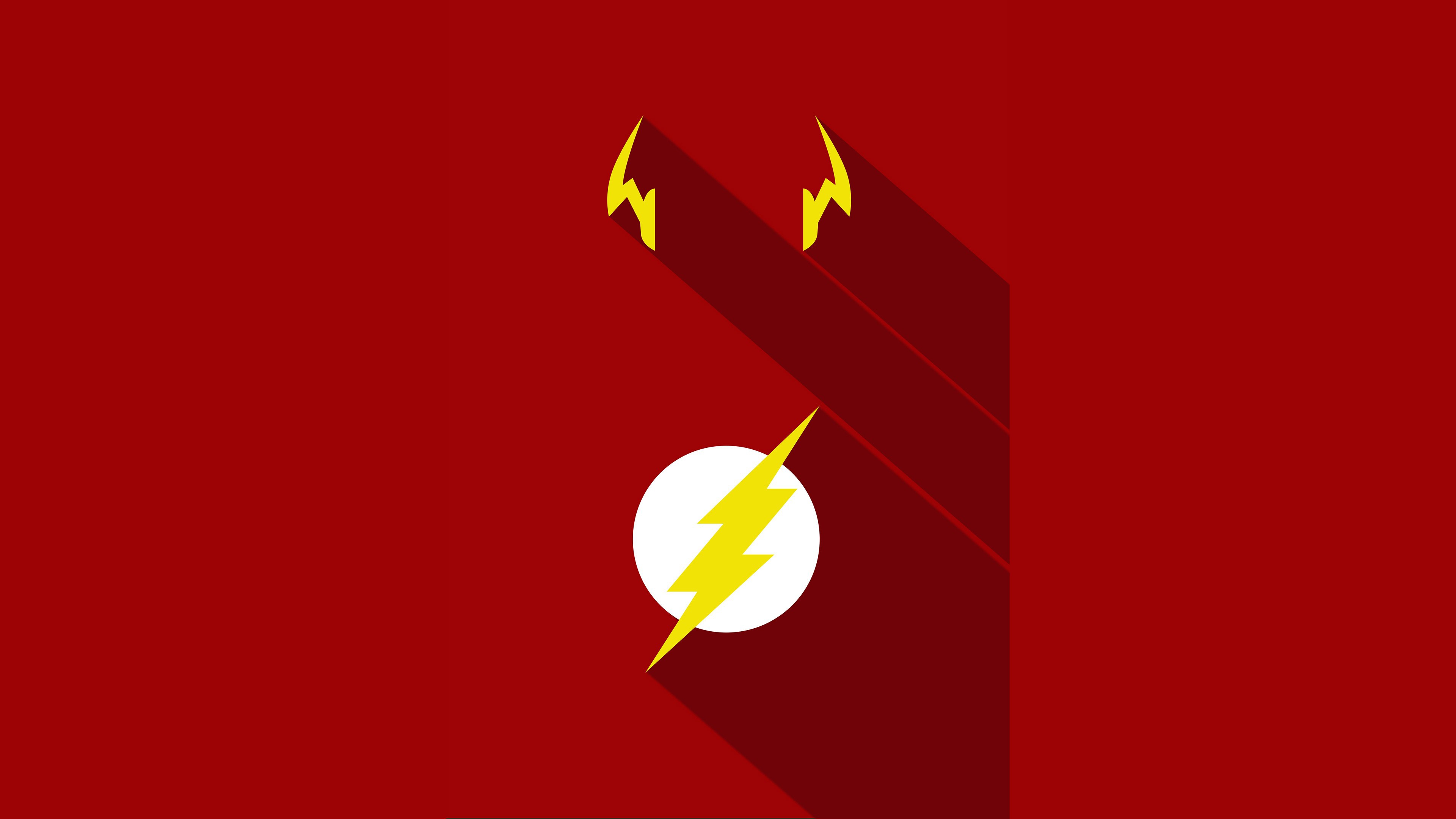 Dc Comics Flash Logo Minimalist 3840x2160