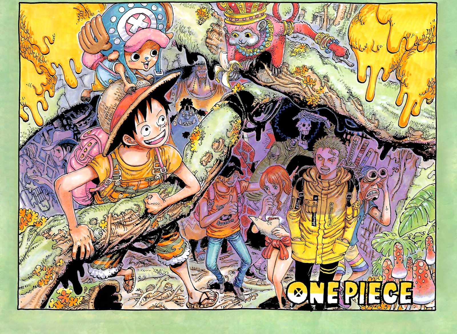 One Piece Manga Manga Illustration 1600x1169