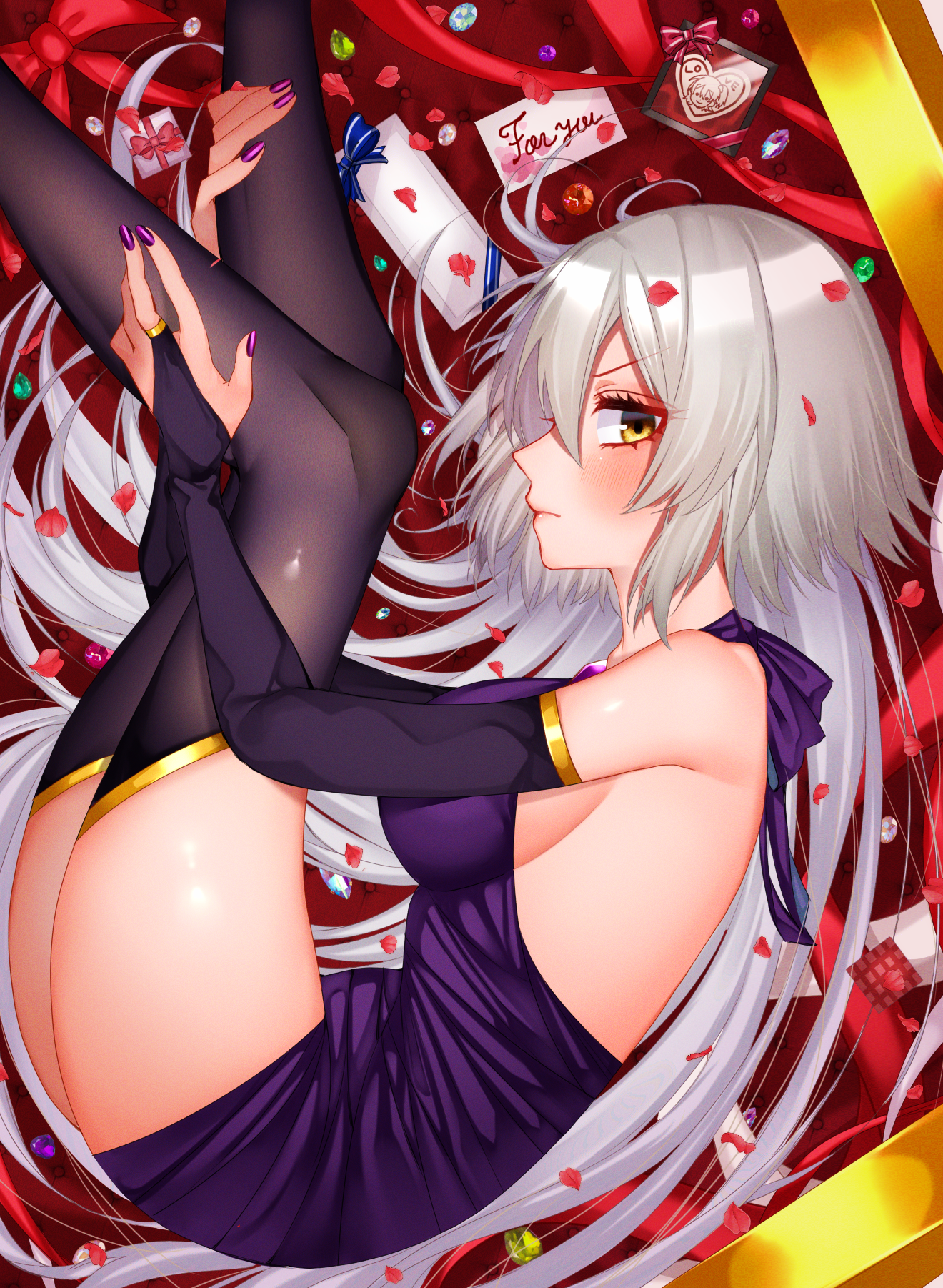 Anime Anime Girls Valentines Day Fate Series Fate Grand Order Jeanne Alter Fate Grand Order Avenger  1320x1802