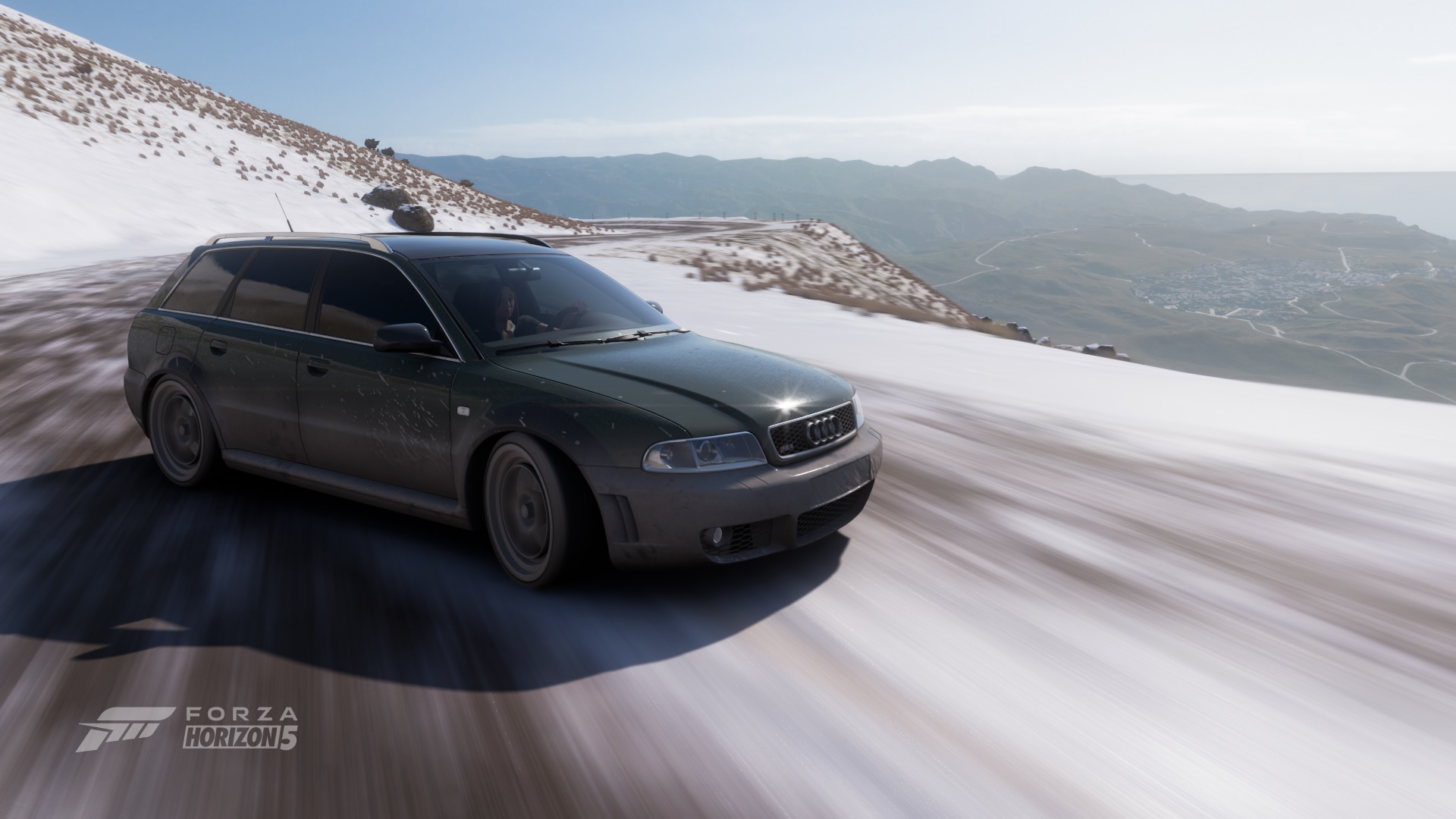 Audi Forza Forza Horizon 5 BlizzR BlizzRGaminG Snow Nature Landscape 1920x1080