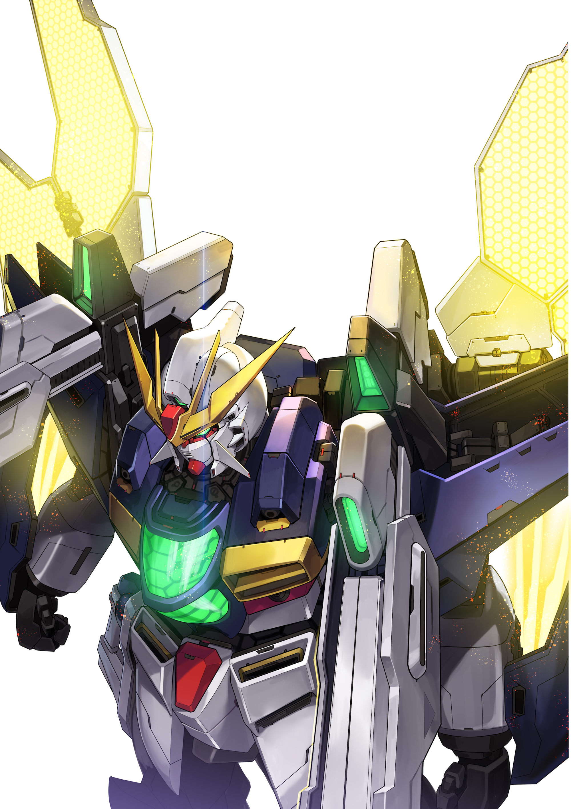Anime Mech Gundam Super Robot Wars After War Gundam X Gundam Double X Artwork Digital Art Fan Art 2000x2833