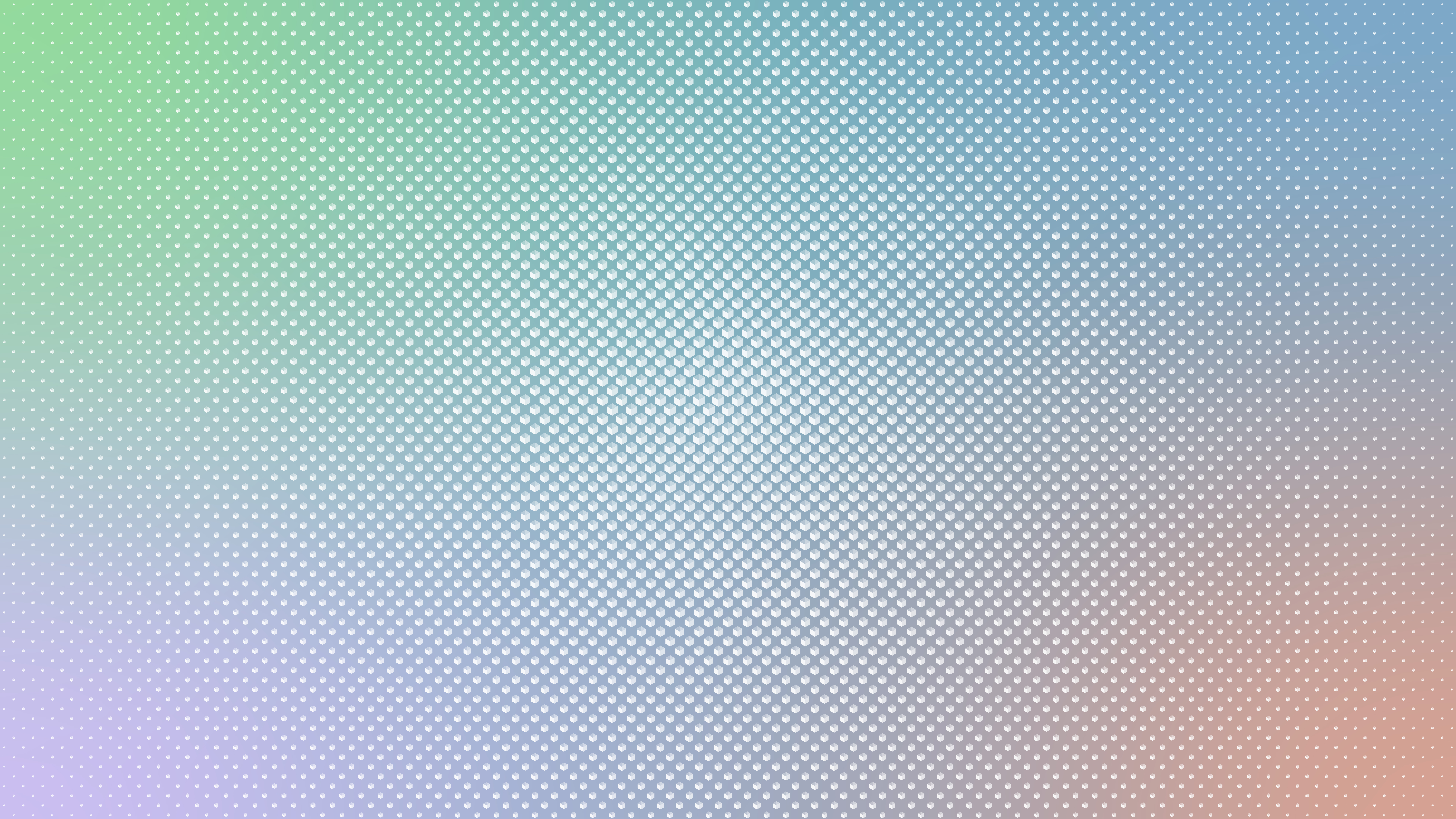Colors Cube Gradient Symbol 7680x4320