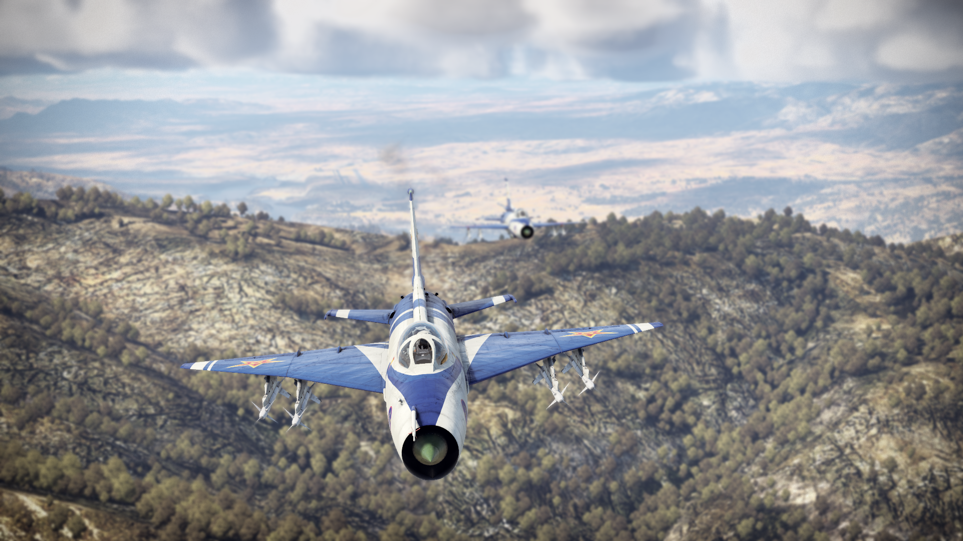 J 7E War Thunder Jet Fighter Screen Shot Aircraft Airplane Video Games Military Aircraft 1920x1080