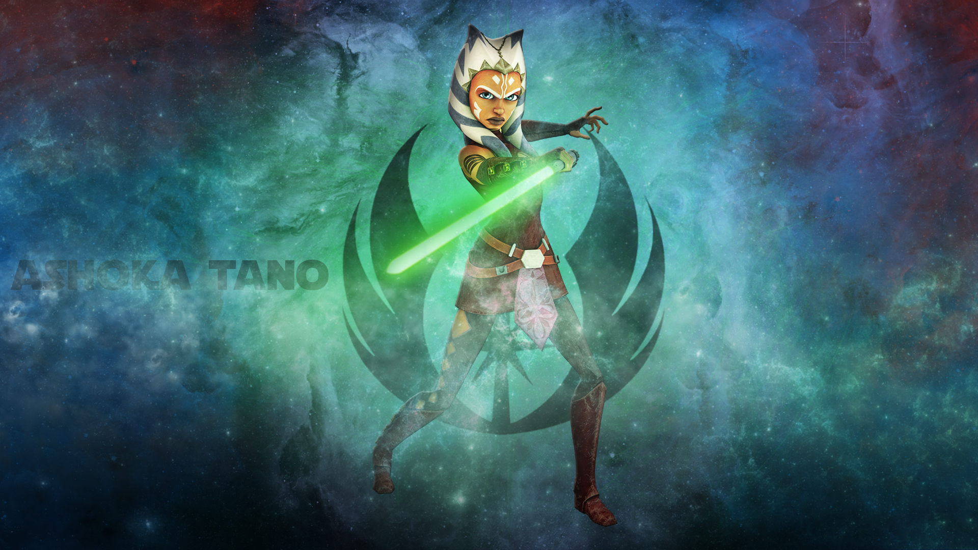 Star Wars Togruta Ahsoka Tano Lightsaber Jedi The Clone Wars 1920x1080