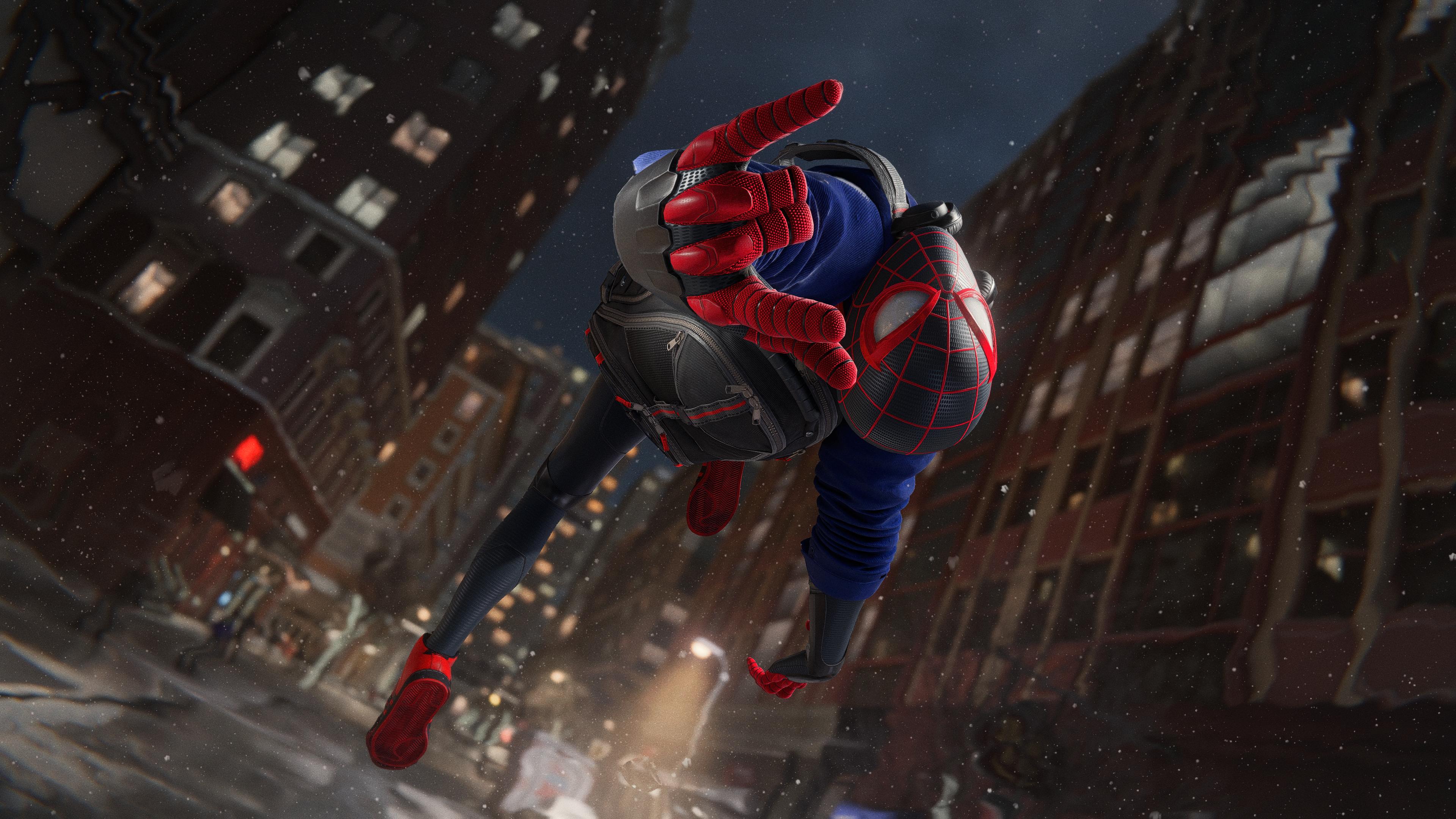 Spiderman Miles Morales Video Games Spider Man PlayStation 3840x2160