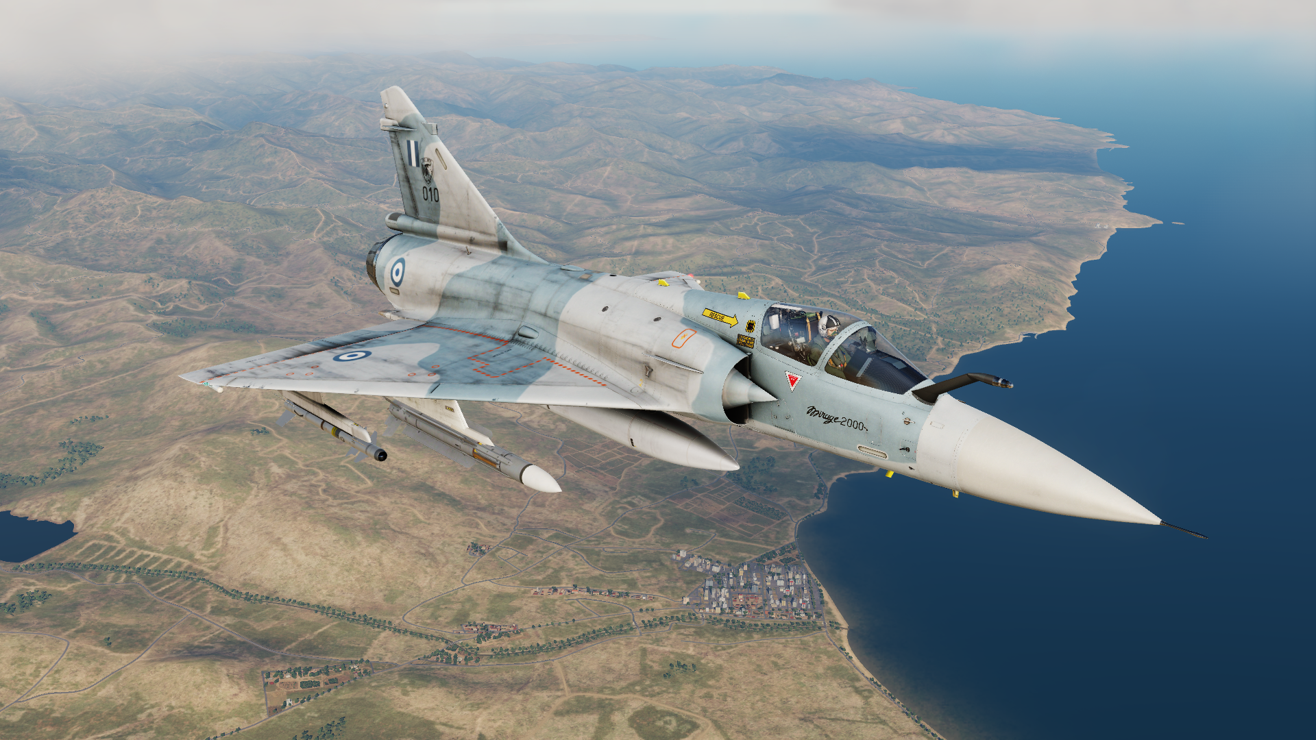 Digital Combat Simulator Dcs World Mirage 2000 Aircraft Airplane Video Games 1920x1080