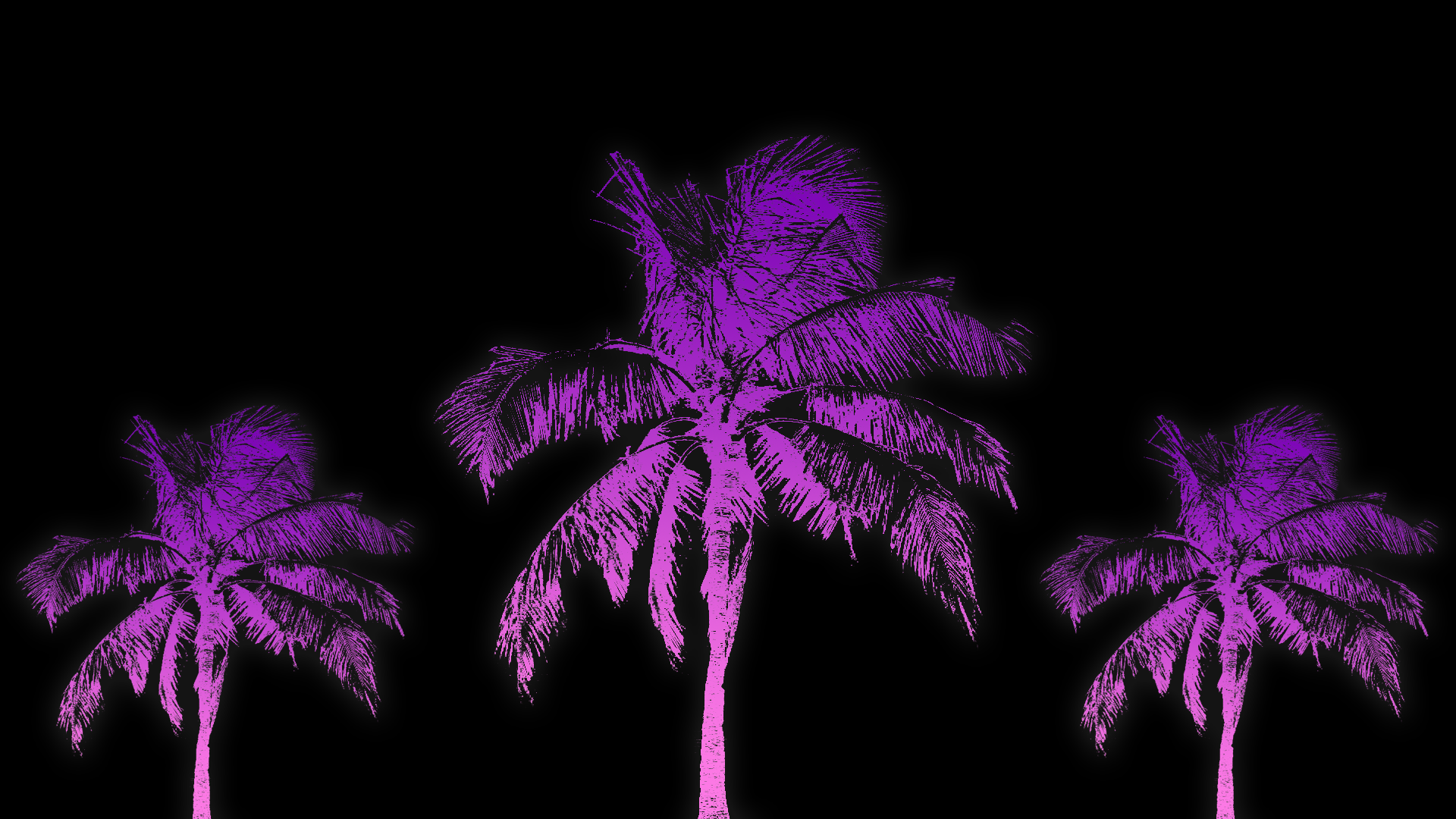 Palm Tree Pink 1920x1080