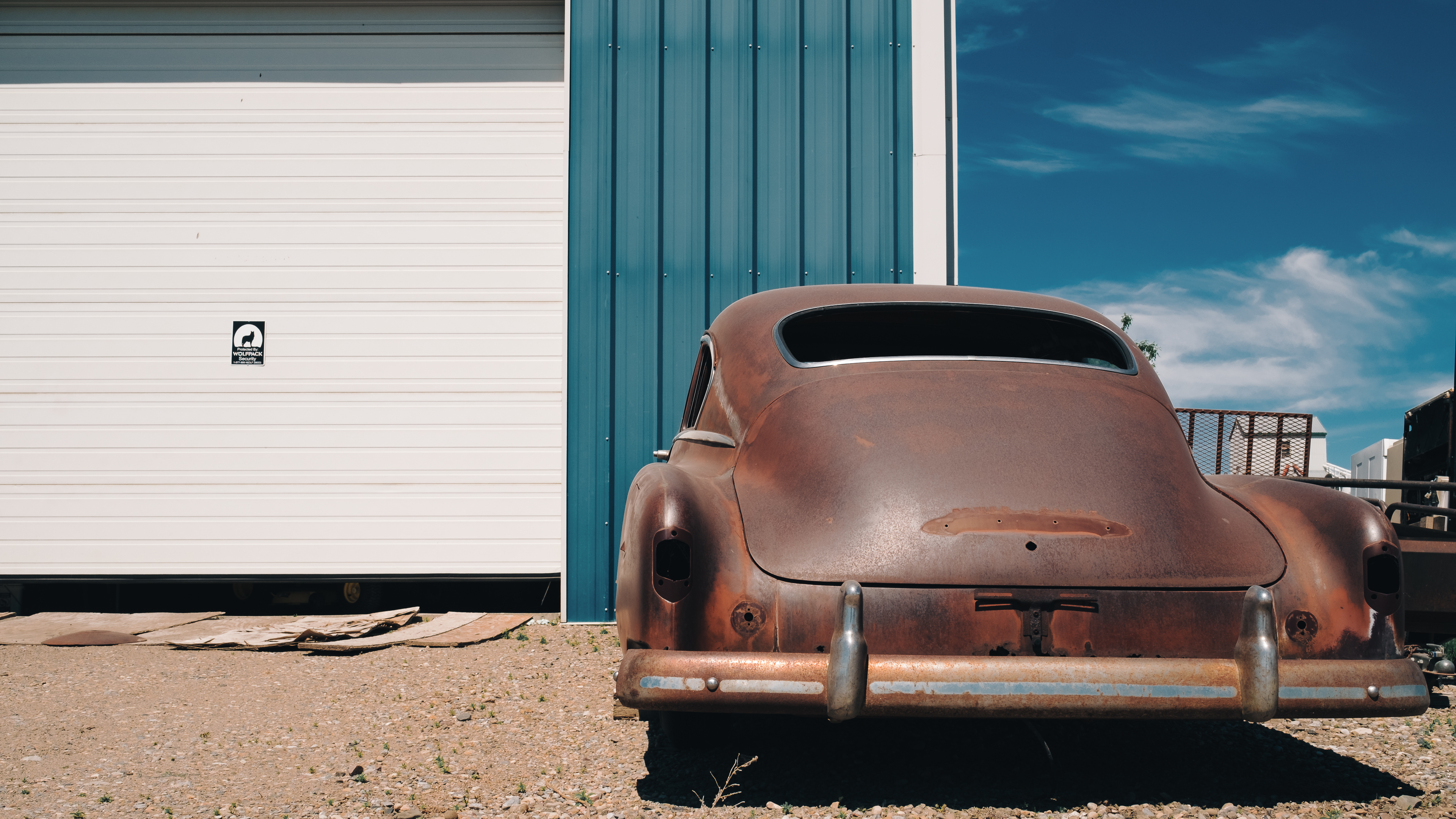 Photography Car Vintage Car Rust Rear View 3840x2160