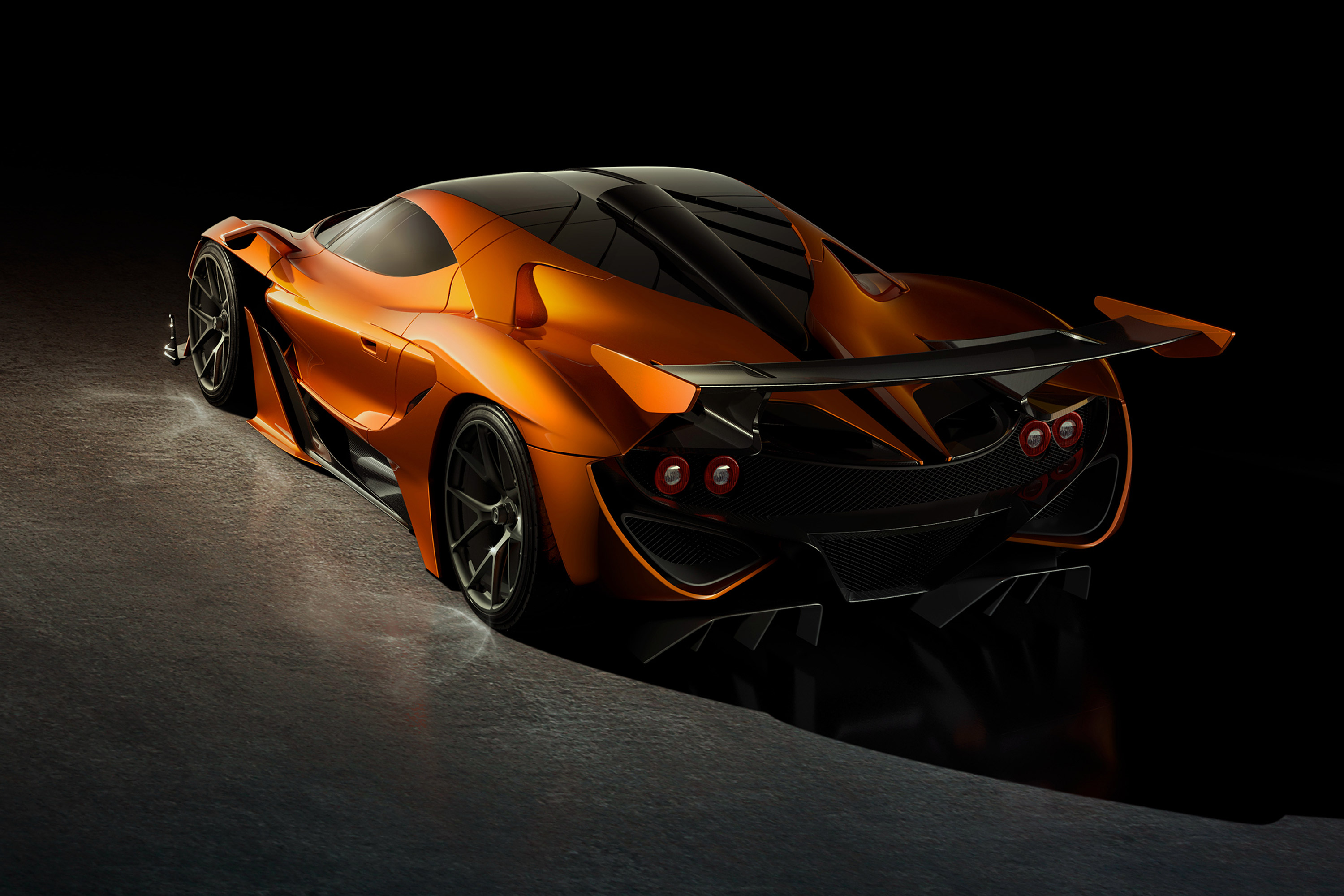 Concept Car Car Coupe Orange Car Sport Car 3000x2000