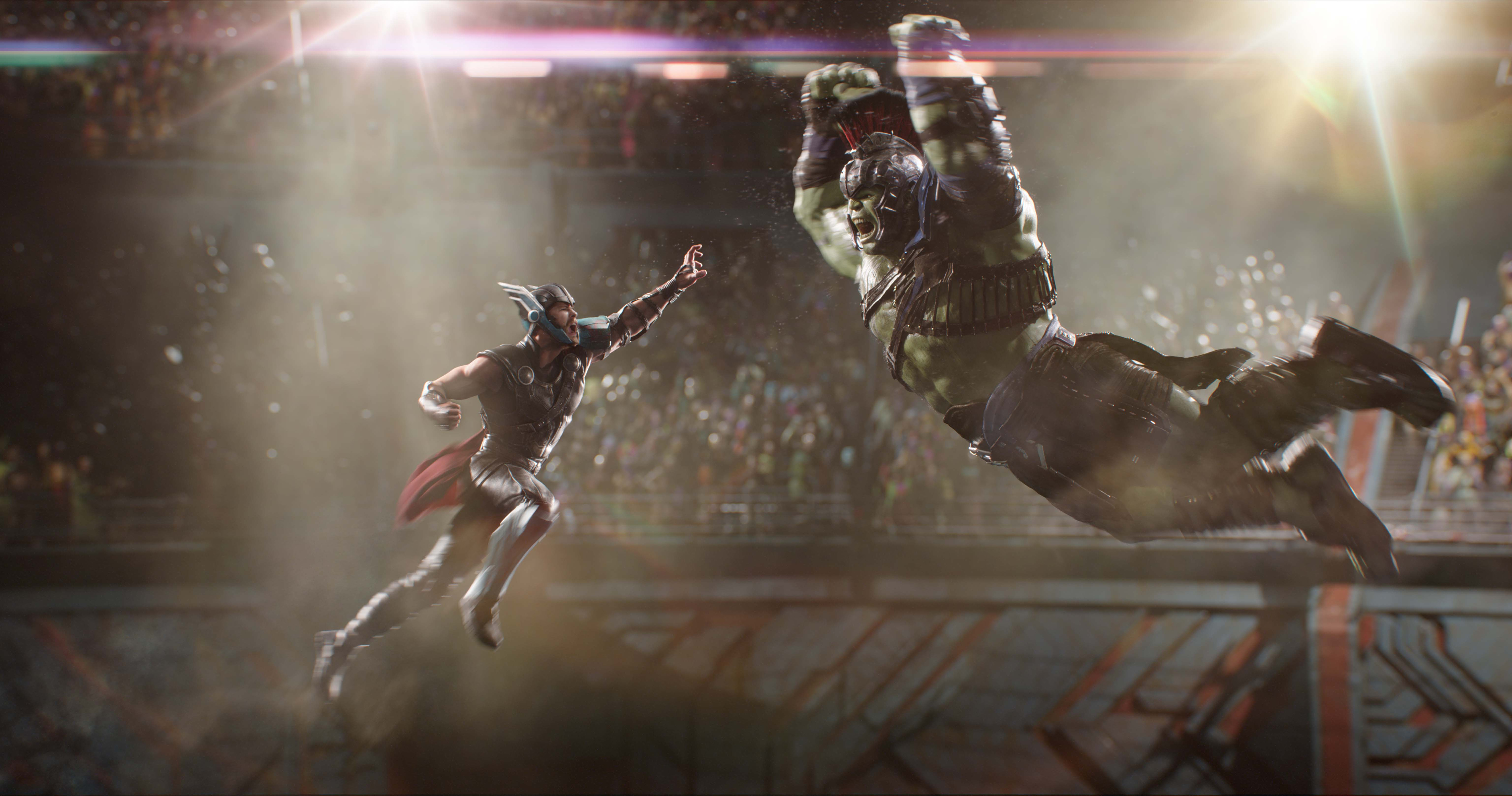 Thor Hulk Bruce Banner Mark Ruffalo Chris Hemsworth 4750x2500