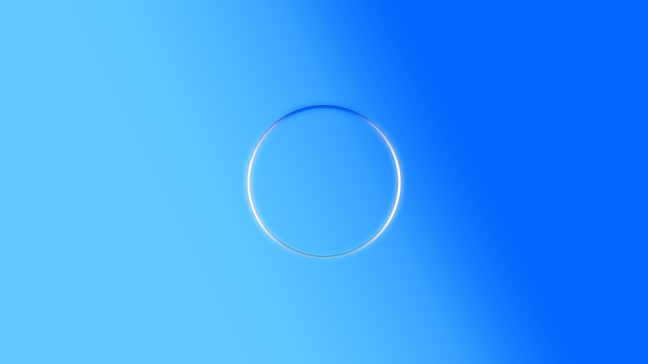 Abstract Circle Blue Gradient 2560x1440