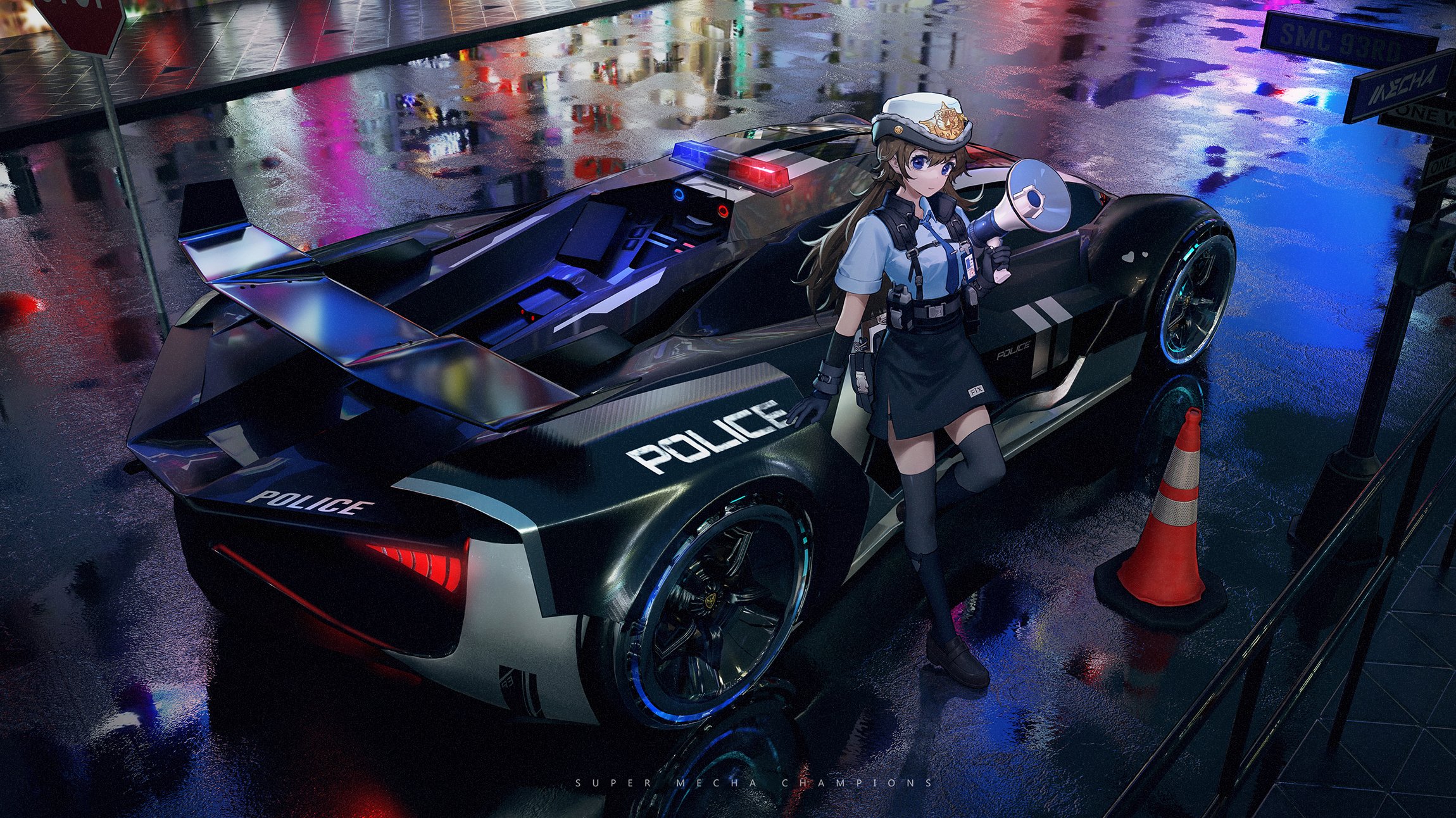 Police Car Car 2300x1292