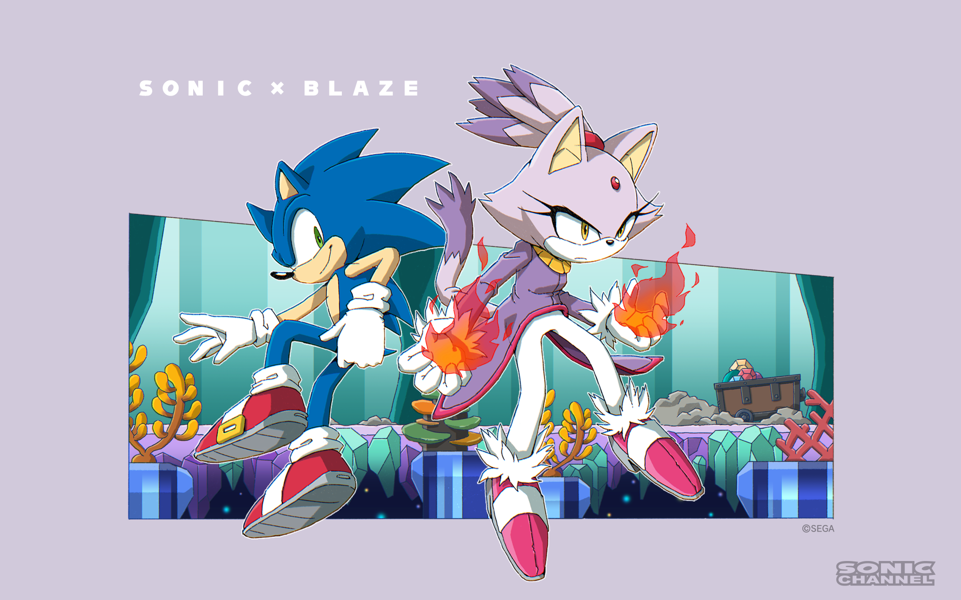 Sonic Sonic The Hedgehog Blaze The Cat Sega November Video Game Art Comic Art PC Gaming 1920x1200