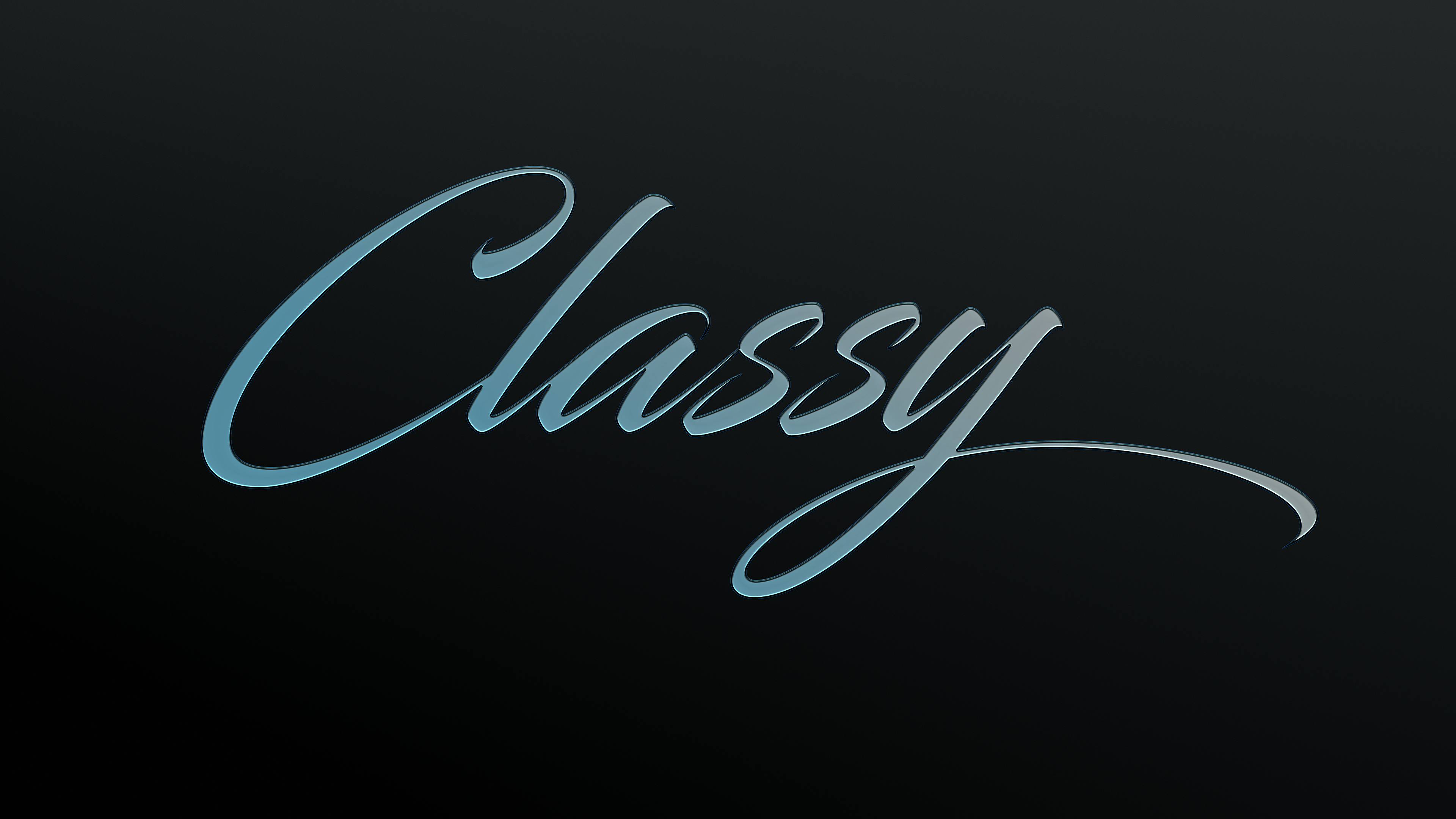 Classy Custom Typography 3840x2160