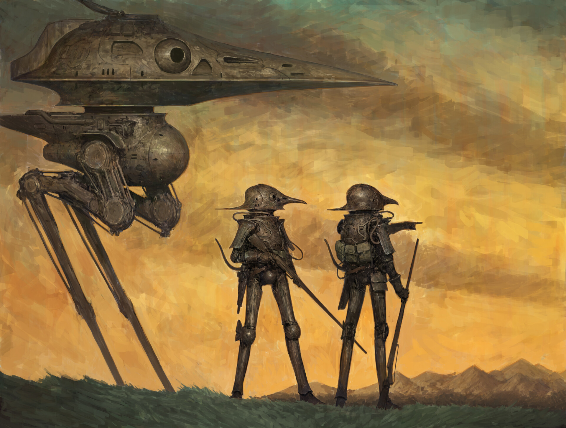 Ariel Perez Soldier Artwork ArtStation Futuristic Science Fiction 1920x1451