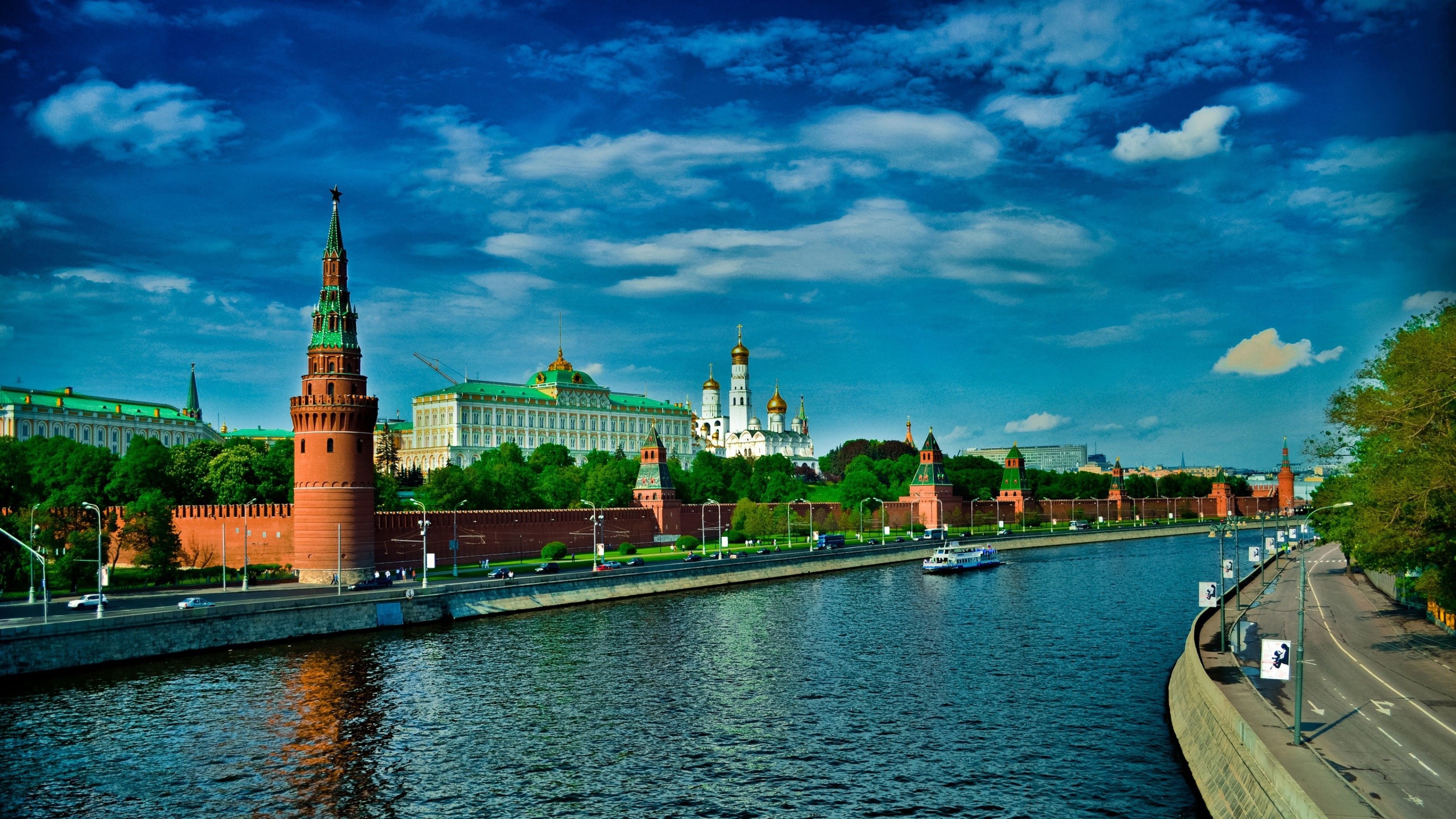 Russia Kremlin Moscow 3840x2160
