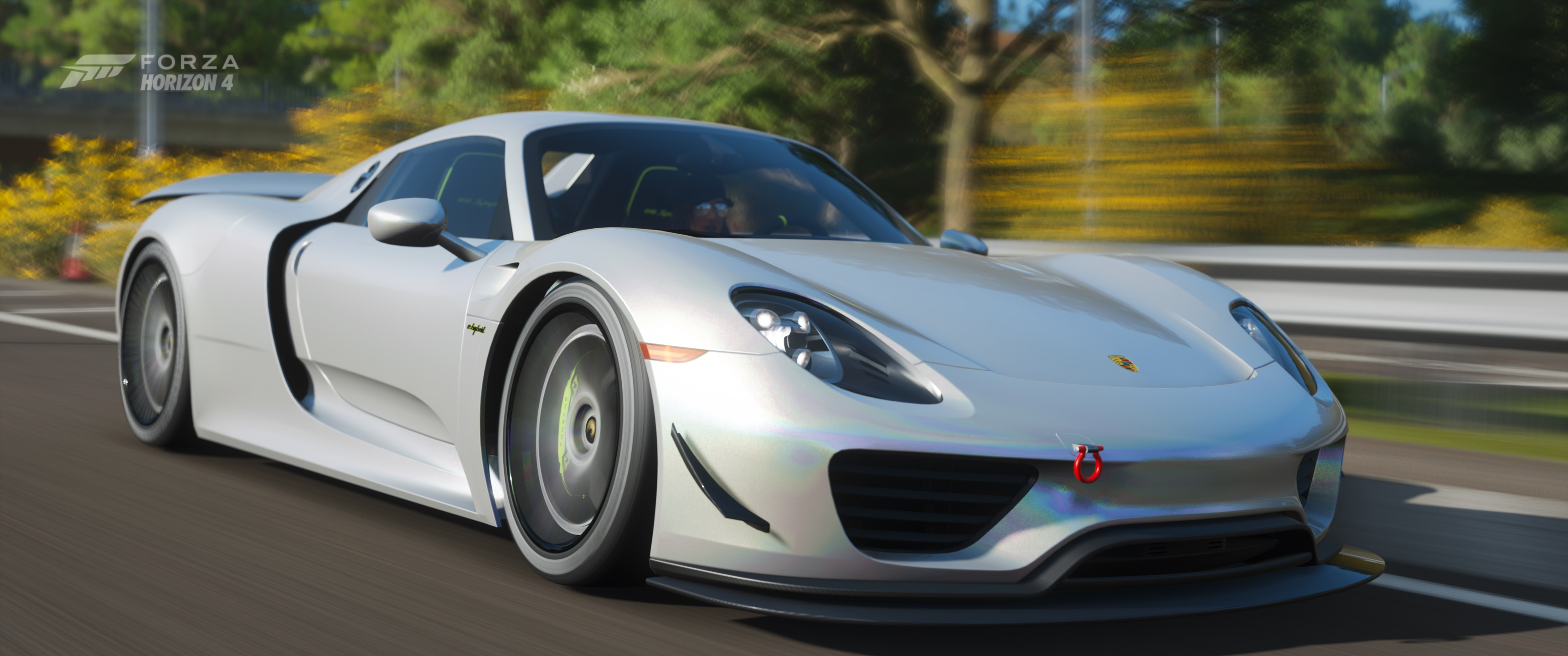 Porsche 918 Spyder Forza Forza Horizon 4 Racing Video Games Ultrawide Gaming Ultrawide Car 3440x1440