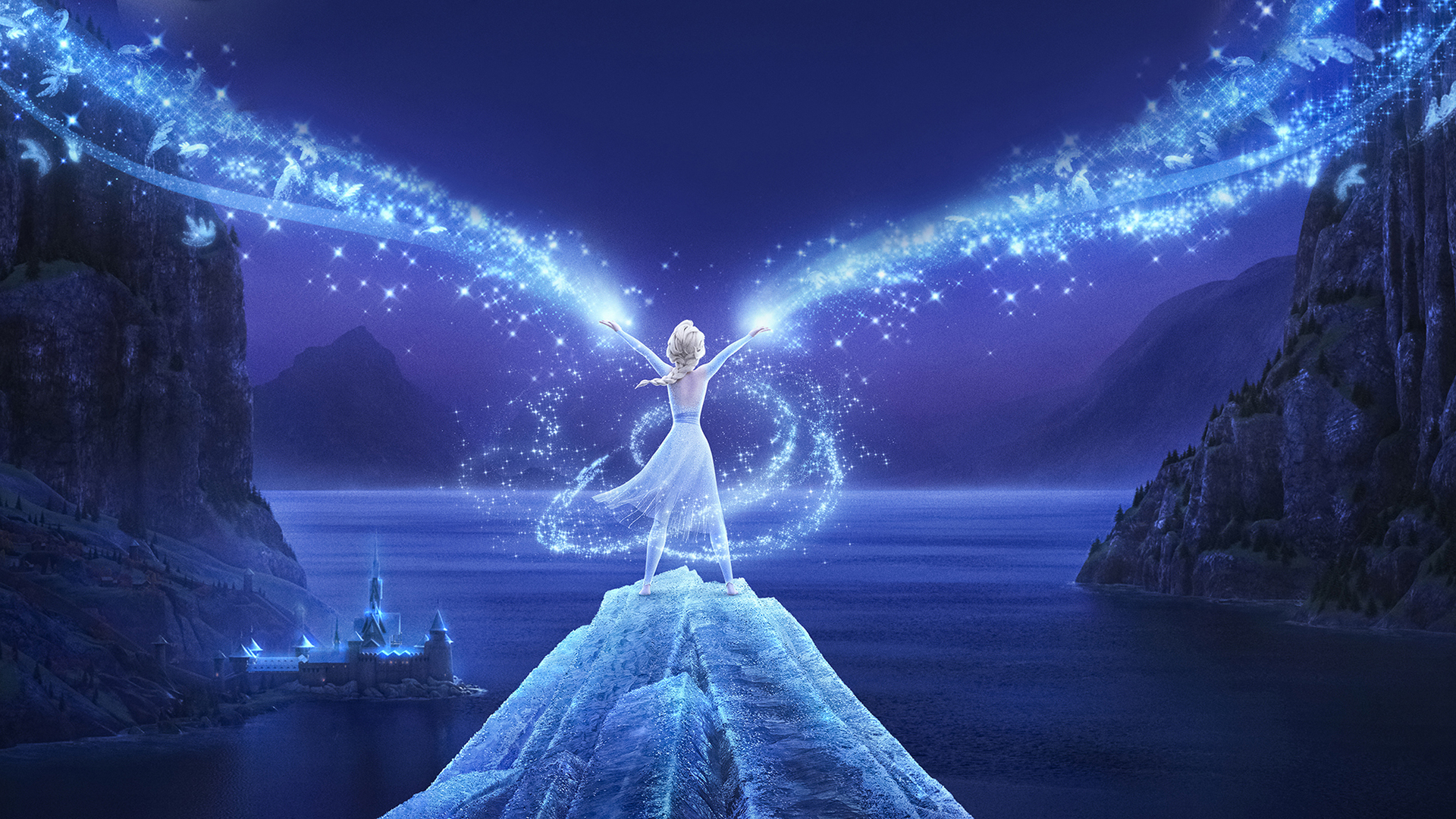 Cartoon Frozen Movie Frozen 2 Princess Elsa Wallpaper -  Resolution:1920x1080 - ID:1297628 