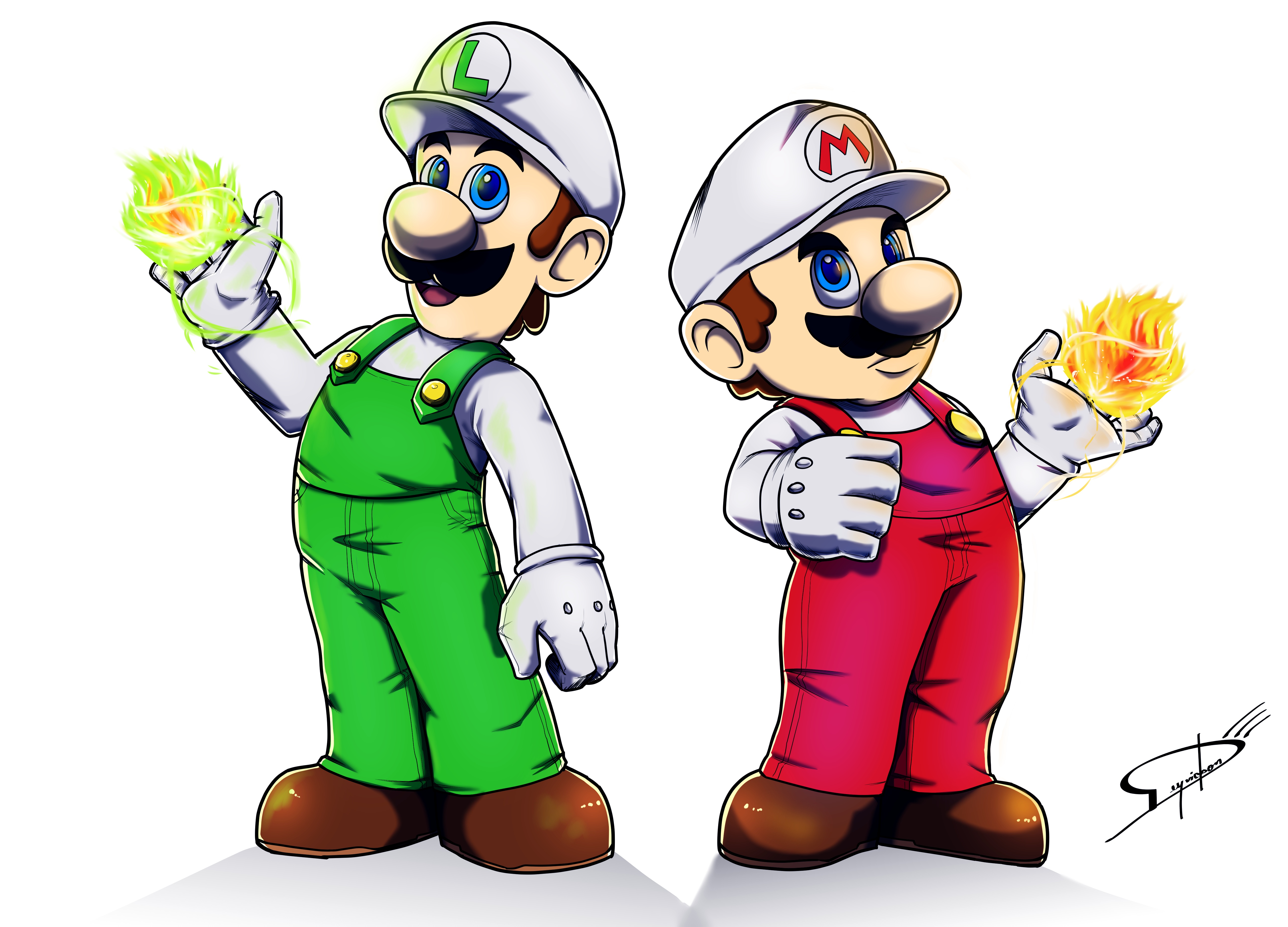 Mario Luigi 5174x3726