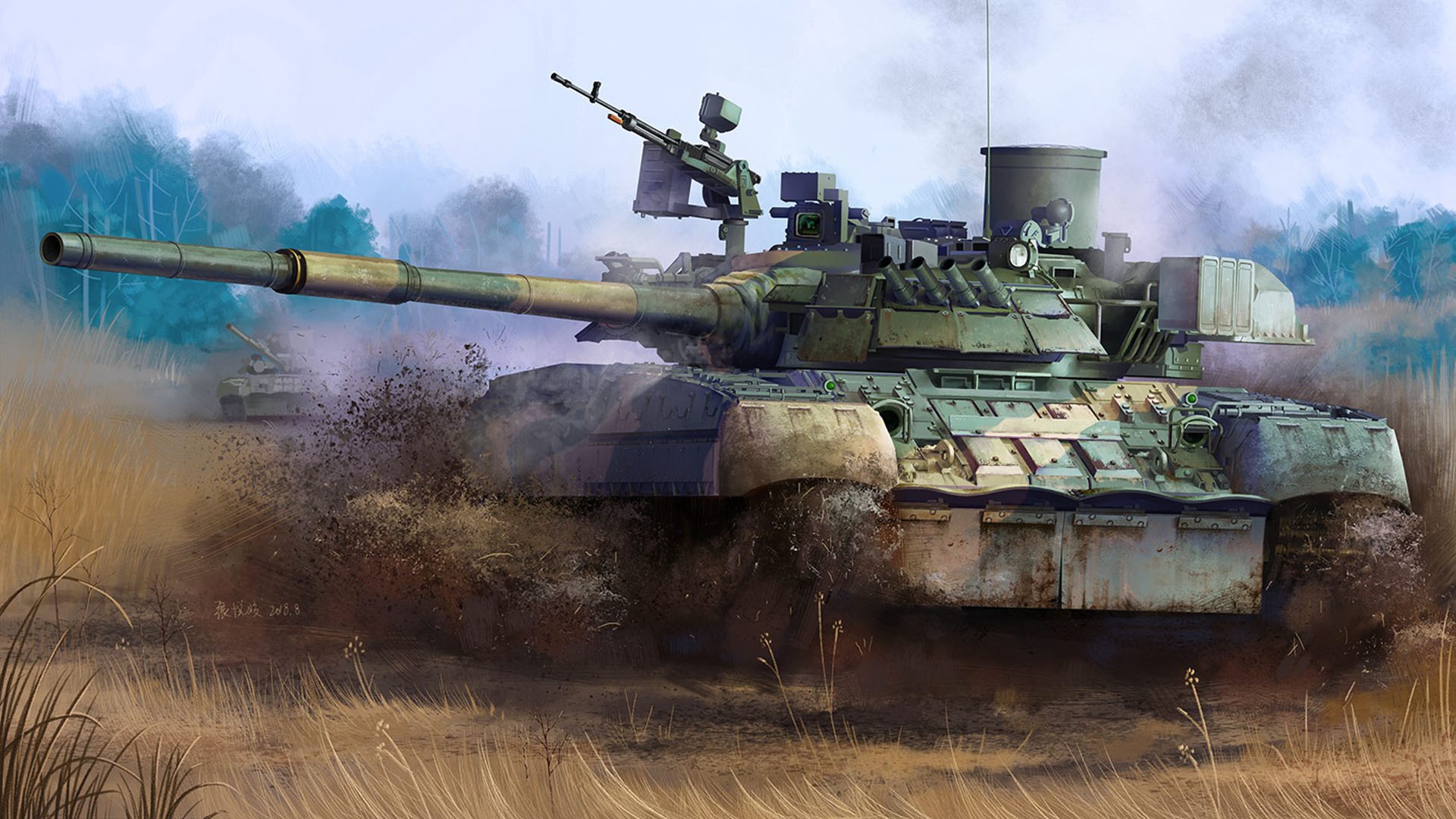 T 80 Tank 1920x1080