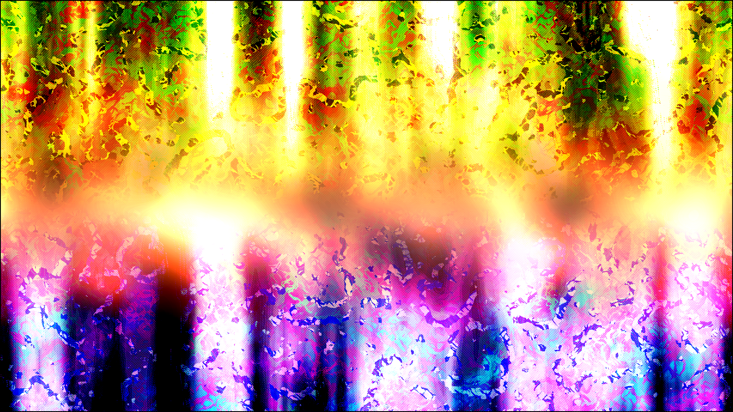 Trippy Psychedelic Abstract Digital Art Brightness 2560x1440