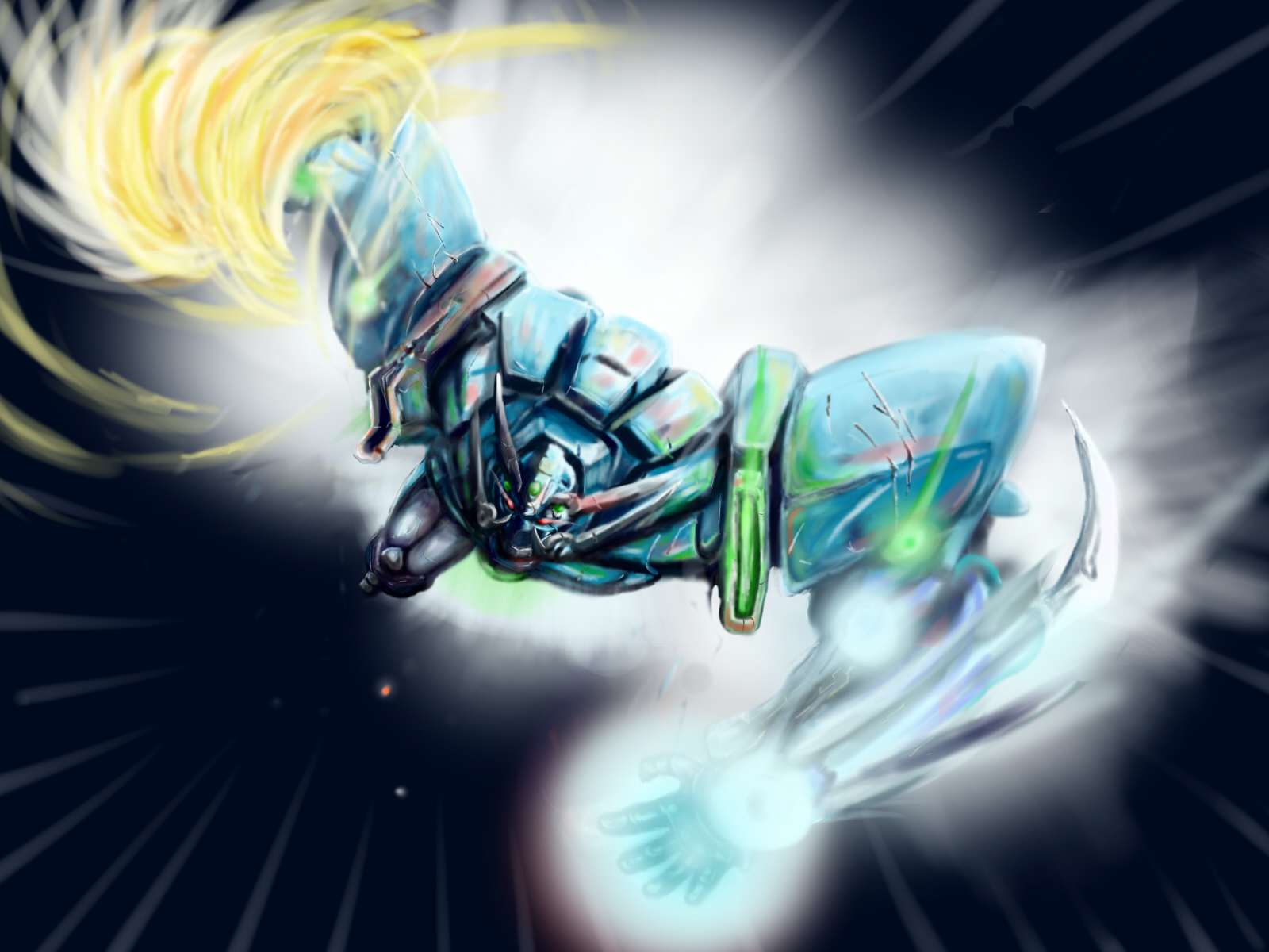 Anime Mech Super Robot Wars Soulgain Artwork Digital Art Fan Art 1600x1200