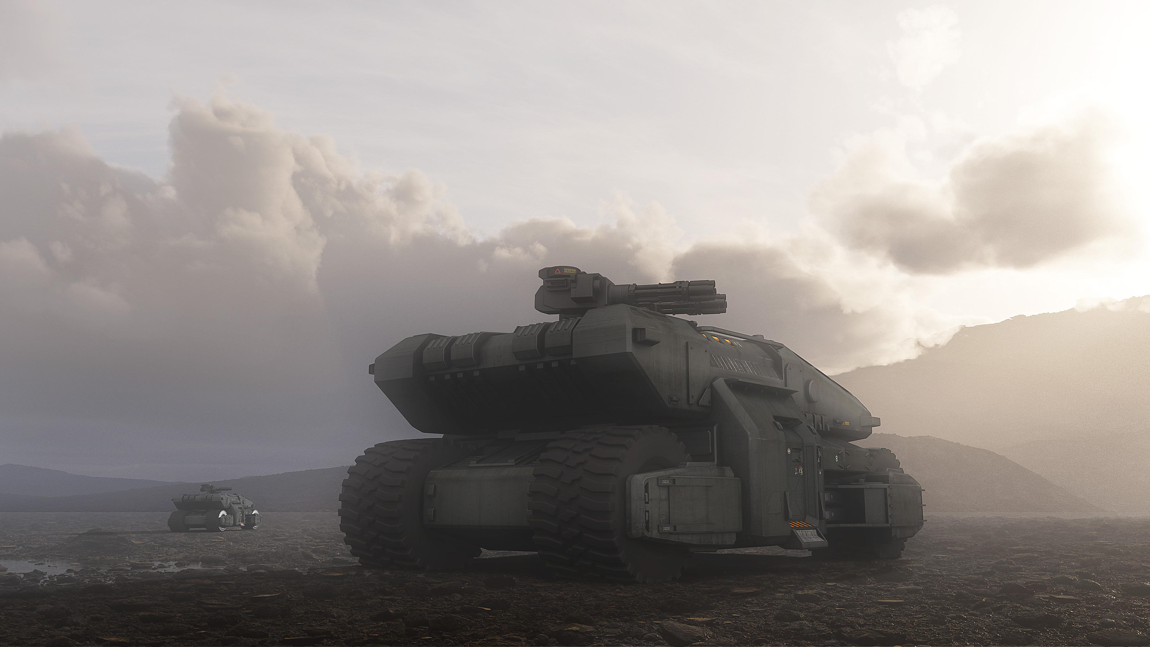 Tank Futuristic 3960x2227