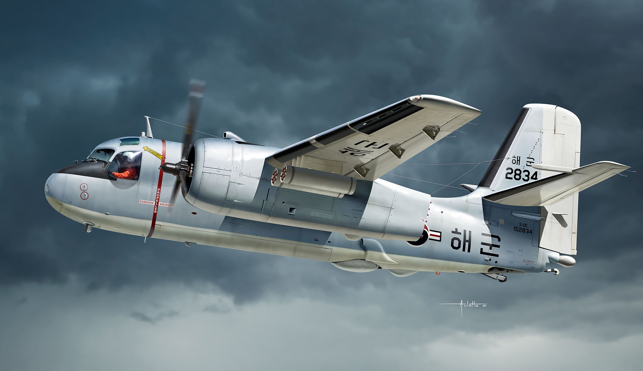 Aircraft Grumman C 2 Greyhound Transport Aircraft Warplane 2047x1181