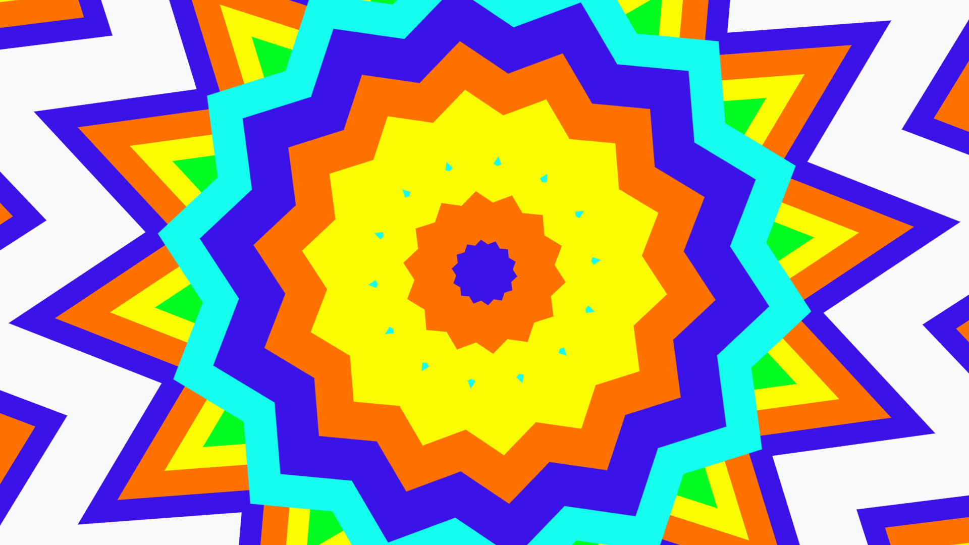 Colorful Digital Art Geometry Shapes 1920x1080