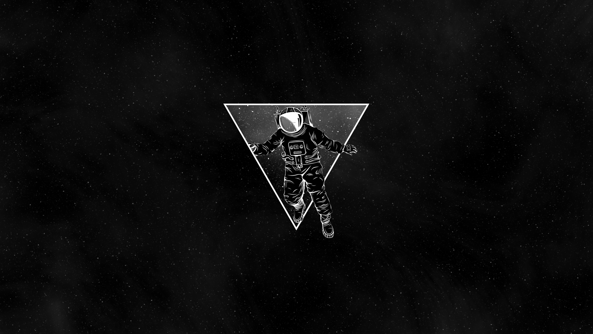Space Astronaut Triangle Simple 1920x1080