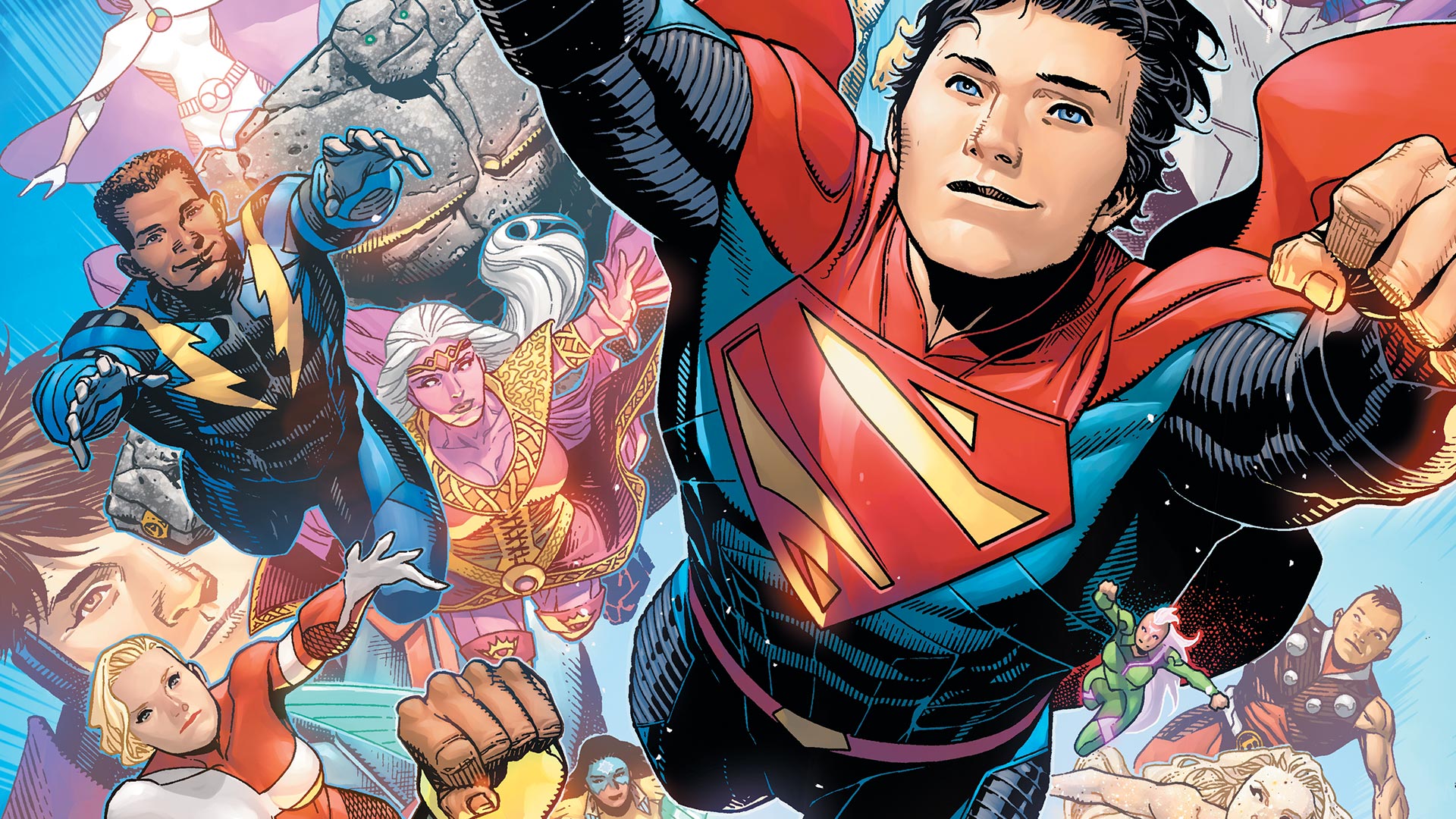 Superboy Jon Kent Saturn Girl Dc Comics 1920x1080