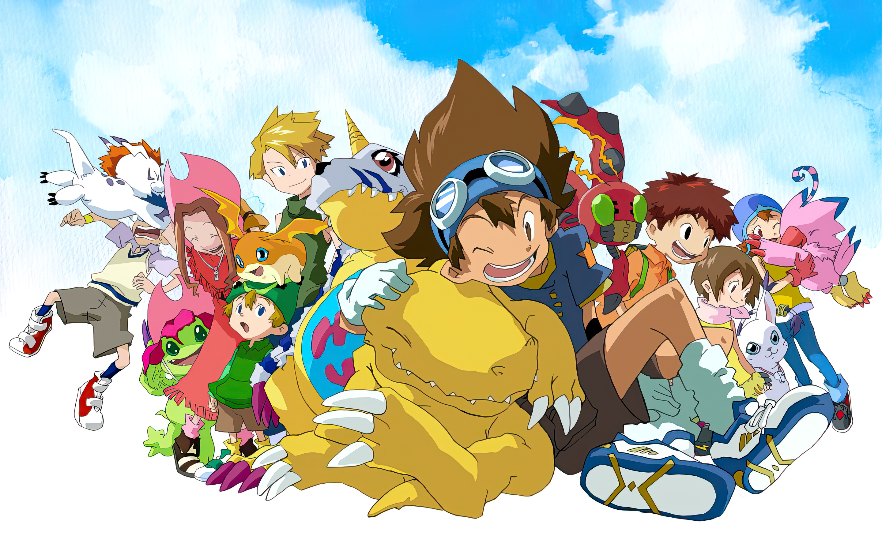 Digimon Digimon Adventure Agumon Taichi Yagami Digimon Tamers Anime 2880x1800