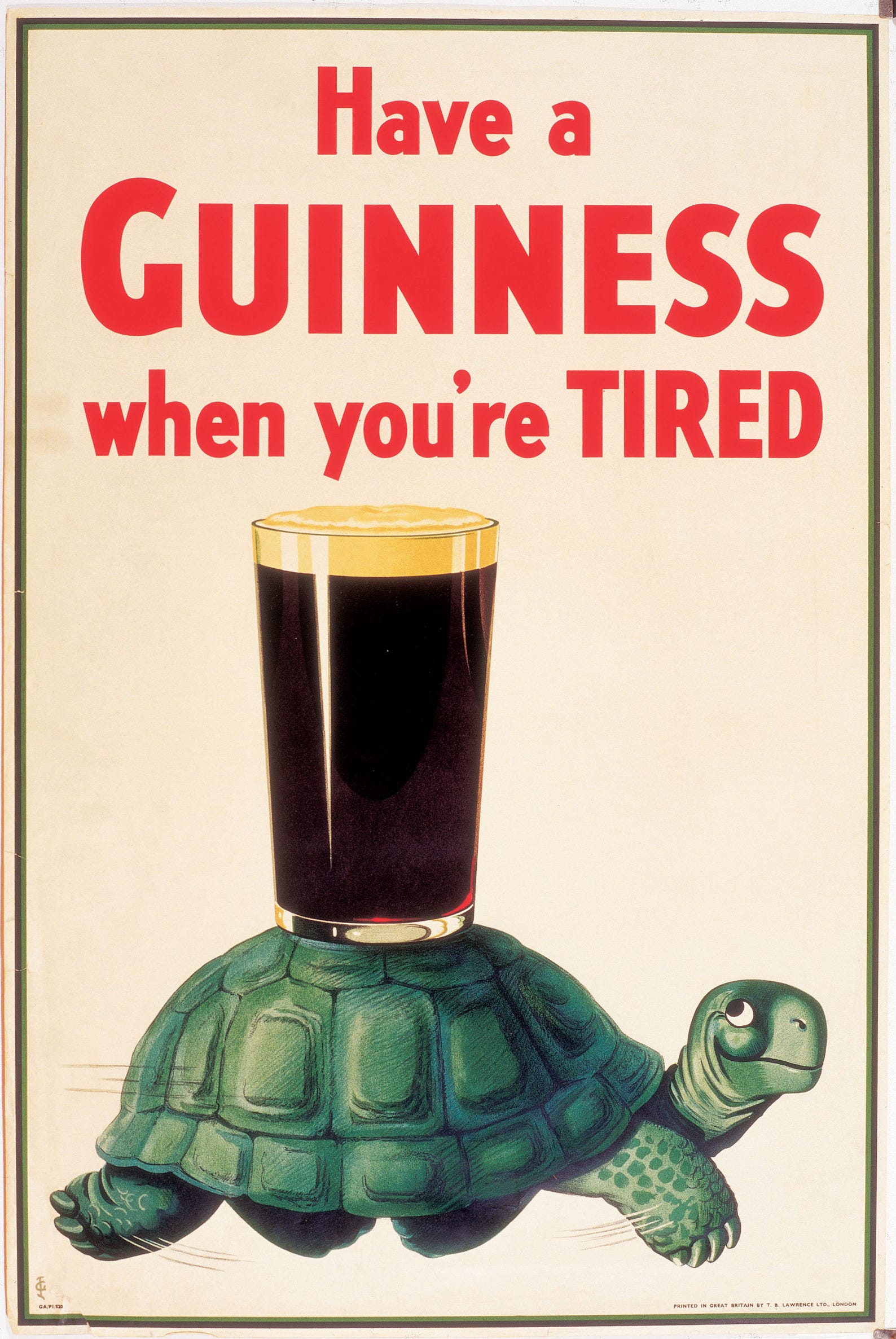 Guinness Beer Advertisements Tortoises Vintage 1588x2373