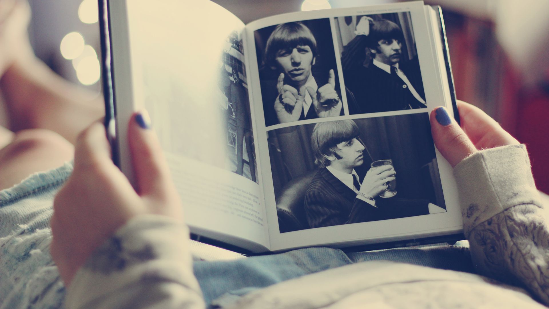 Photography Books Ringo Starr The Beatles 1920x1080