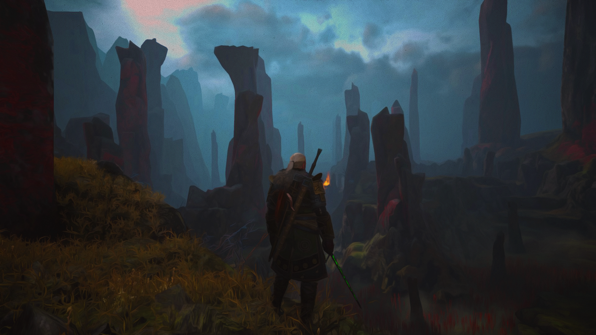 Geralt Of Rivia The Witcher The Witcher 3 The Witcher 3 Wild Hunt 1920x1080