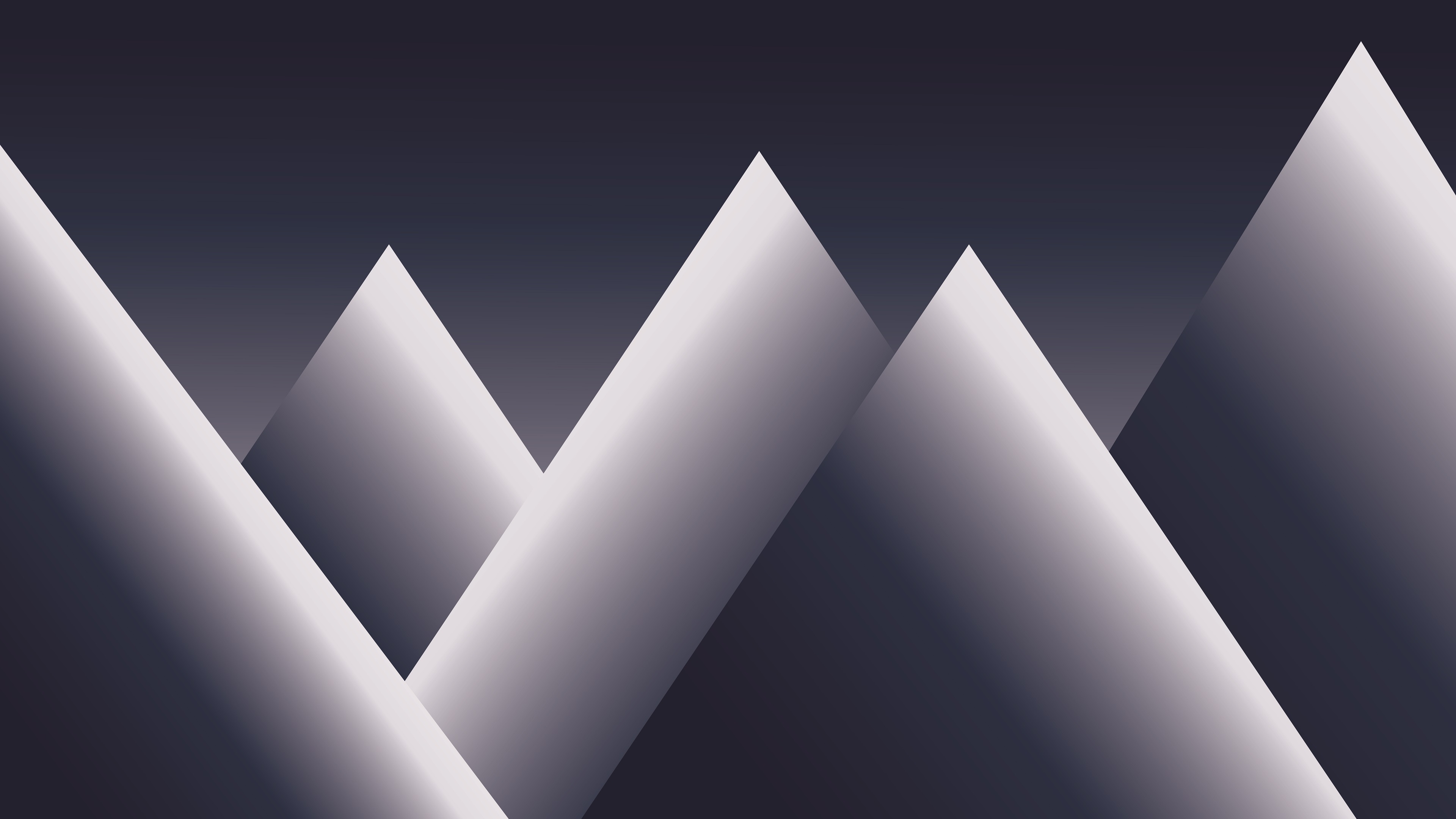 Artwork Mountain Pass Mountain Top Illustration Digital Digital Art 4K Simple Background Minimalism 3840x2160