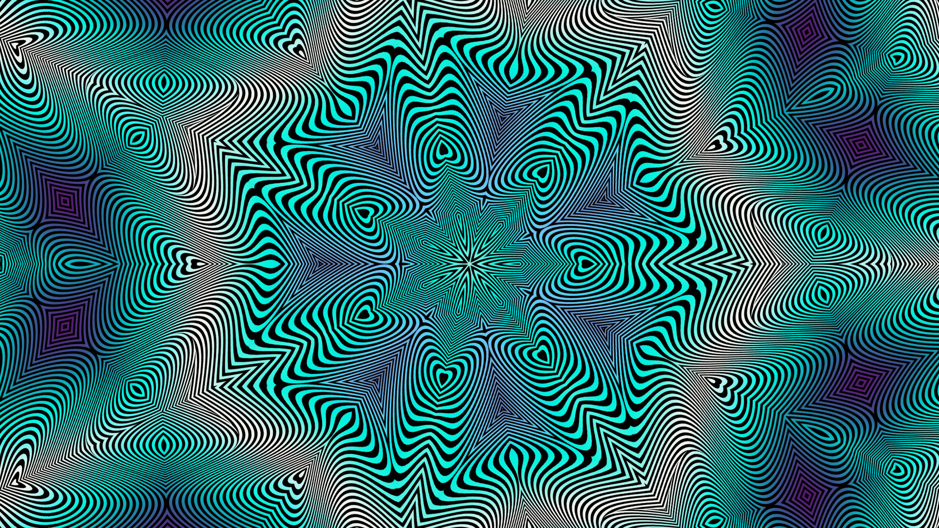 Colors Optical Illusion Pattern 1920x1080