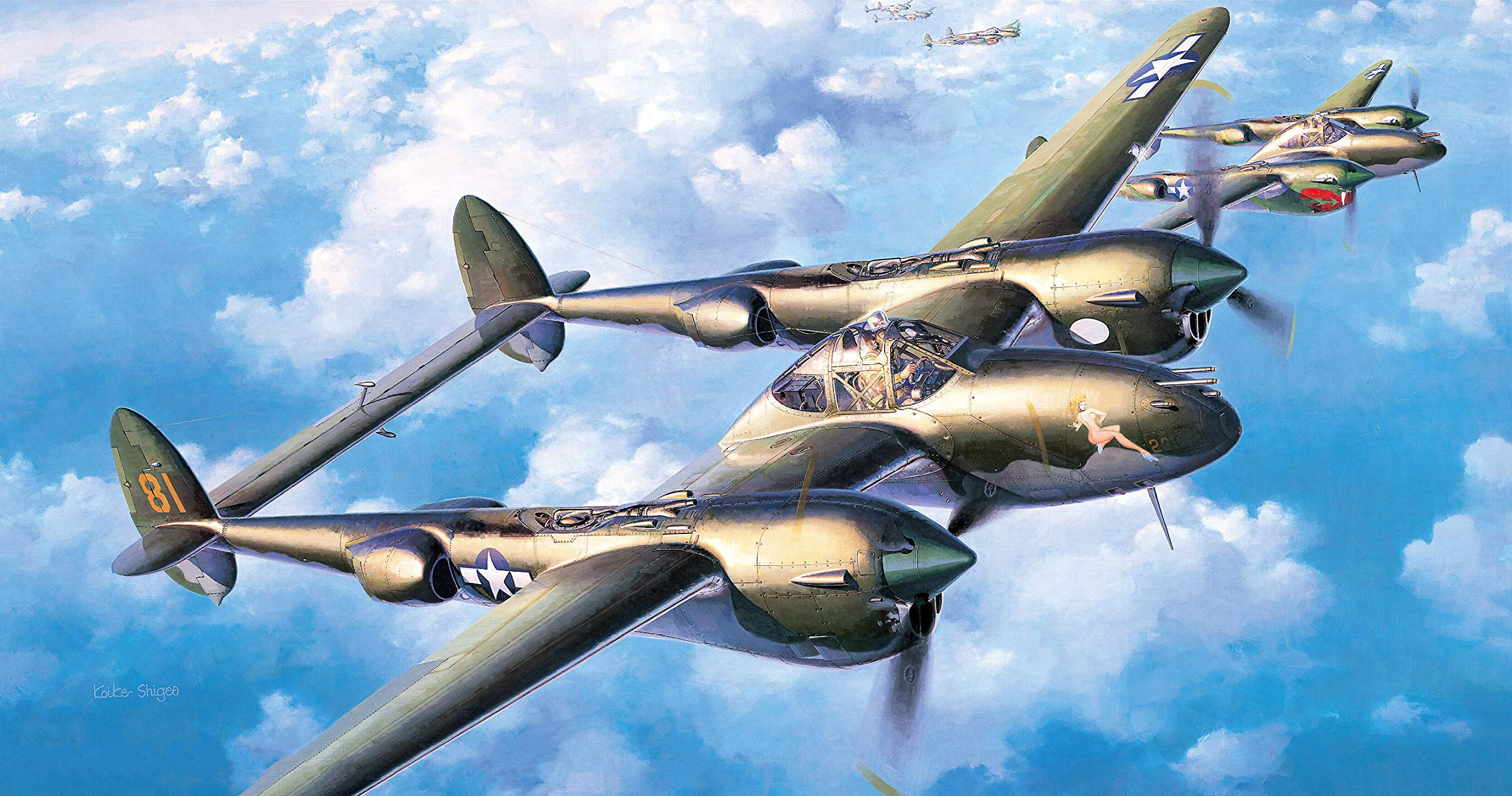 Aircraft Warplane Bomber 2560x1349