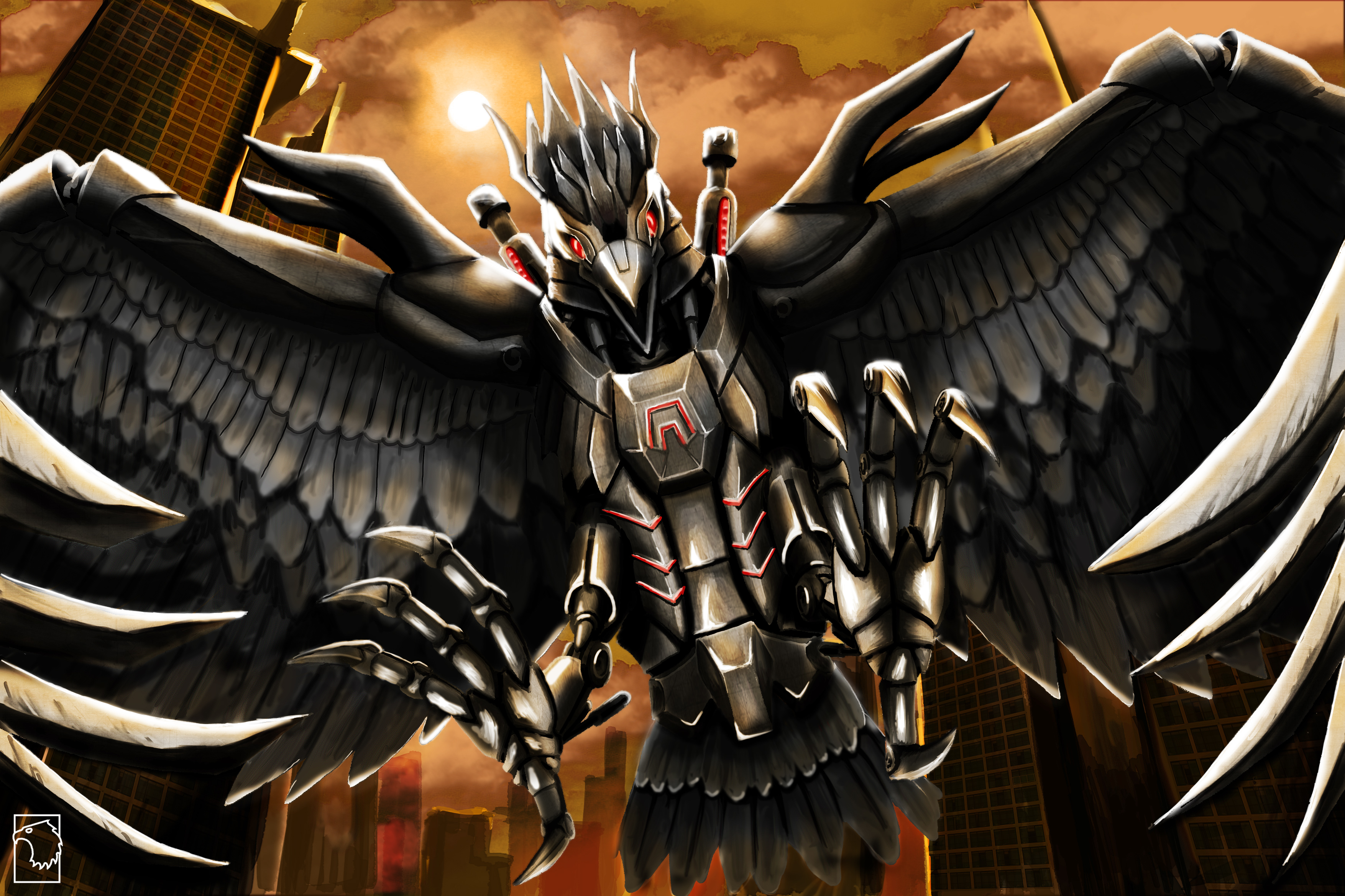 Armor Bird Cyborg 3509x2339