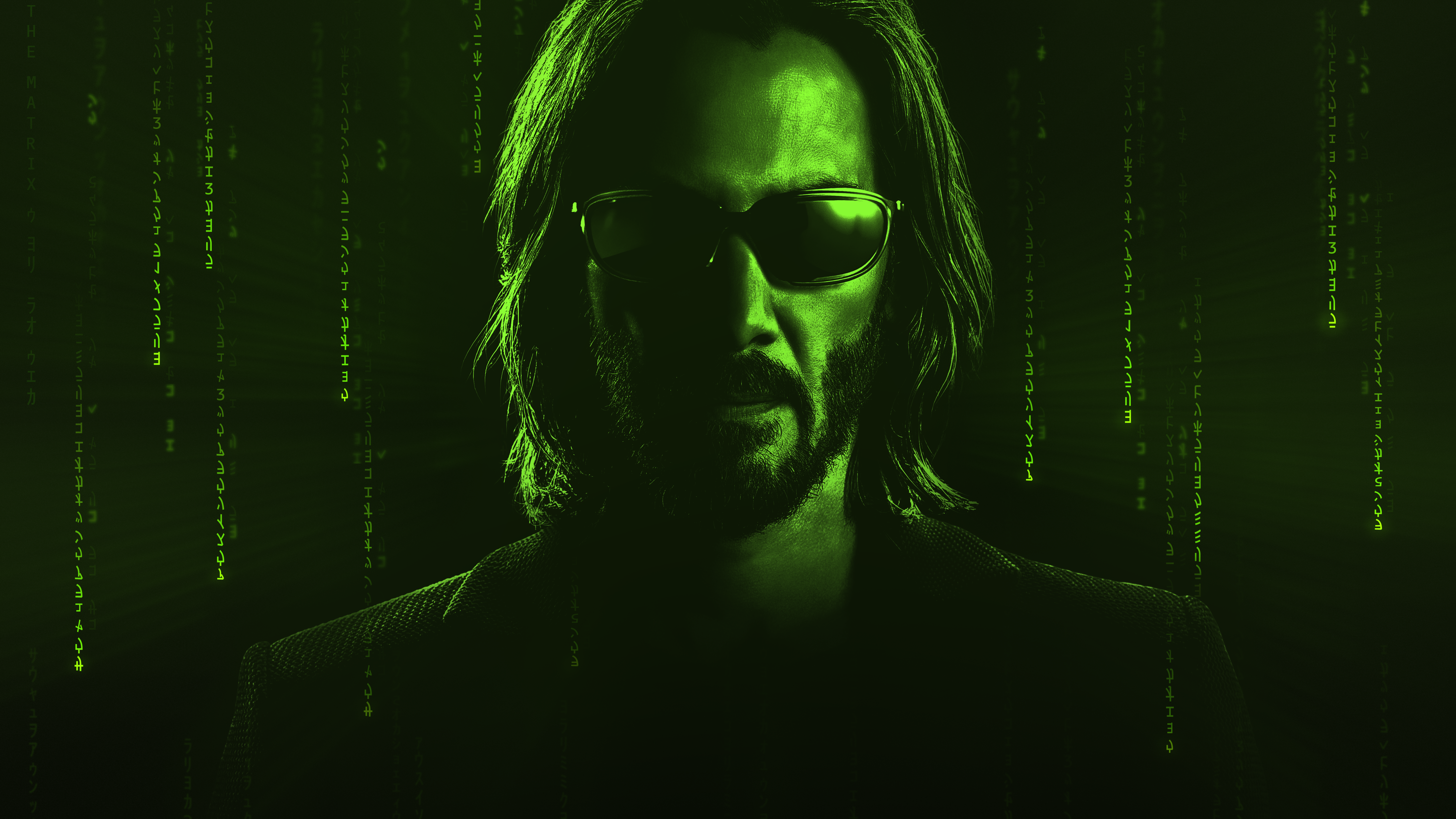 Keanu Reeves Starkiteckt The Matrix 5120x2880