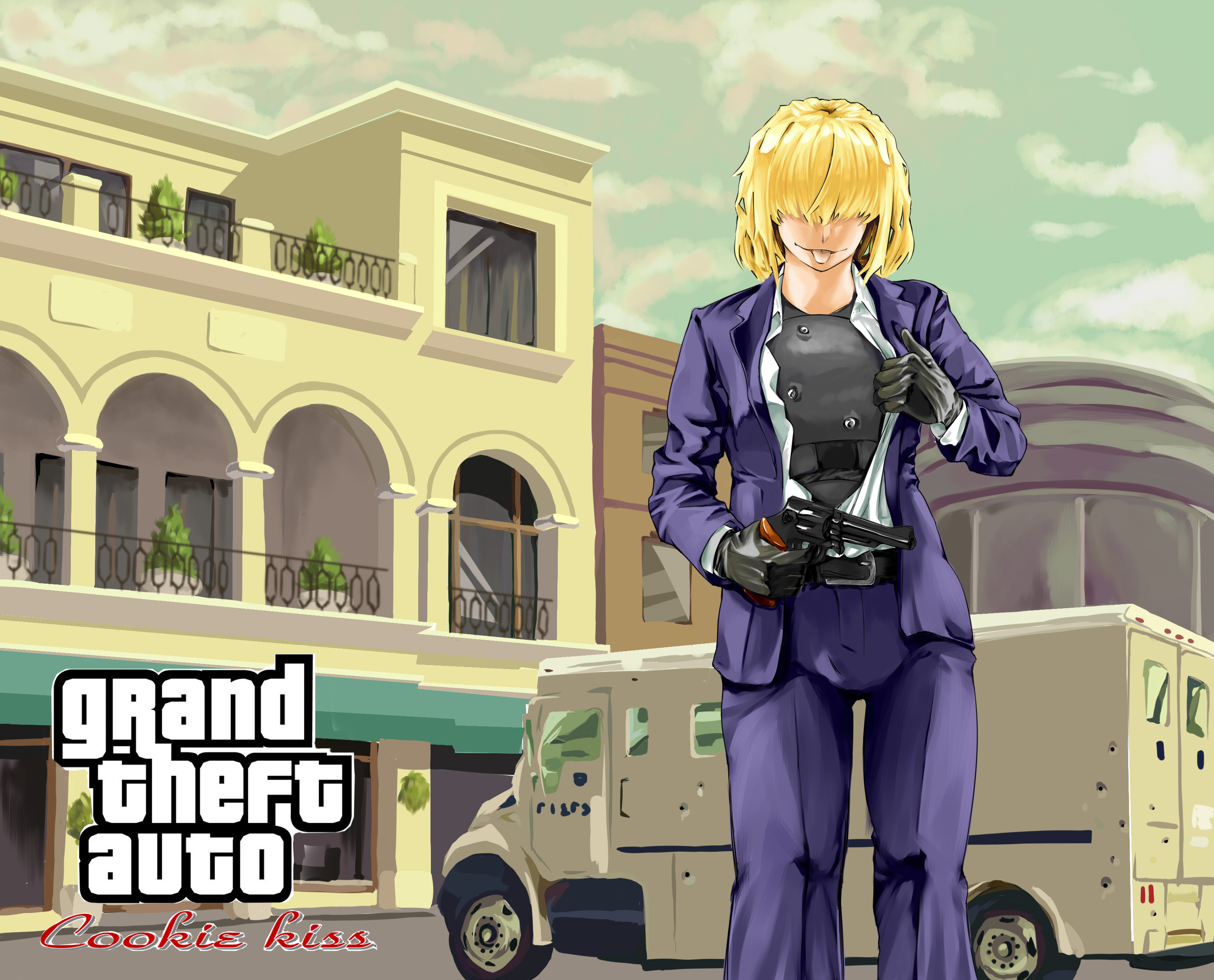 Alice Margatroid Touhou Grand Theft Auto 3071x2480