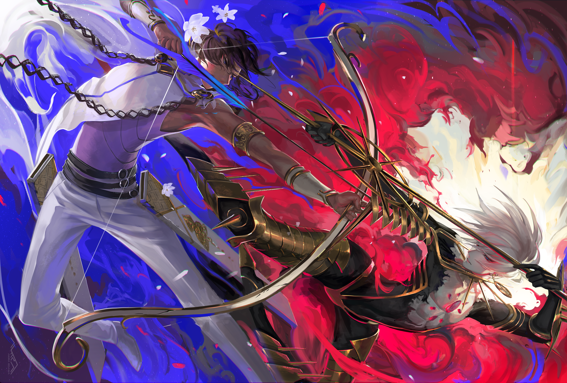 Lancer Of Red Fate Apocrypha Arjuna Fate Series Karna Fate Grand Order Archer Fate Grand Order Bow K 2387x1613