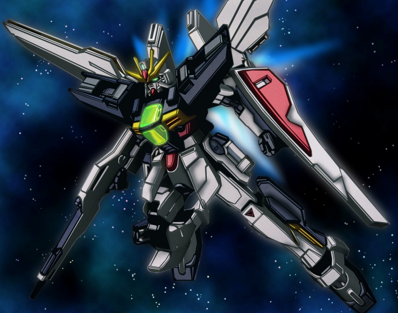 Anime Mech Gundam After War Gundam X Gundam Double X Super Robot Wars Artwork Digital Art Fan Art 1280x1005